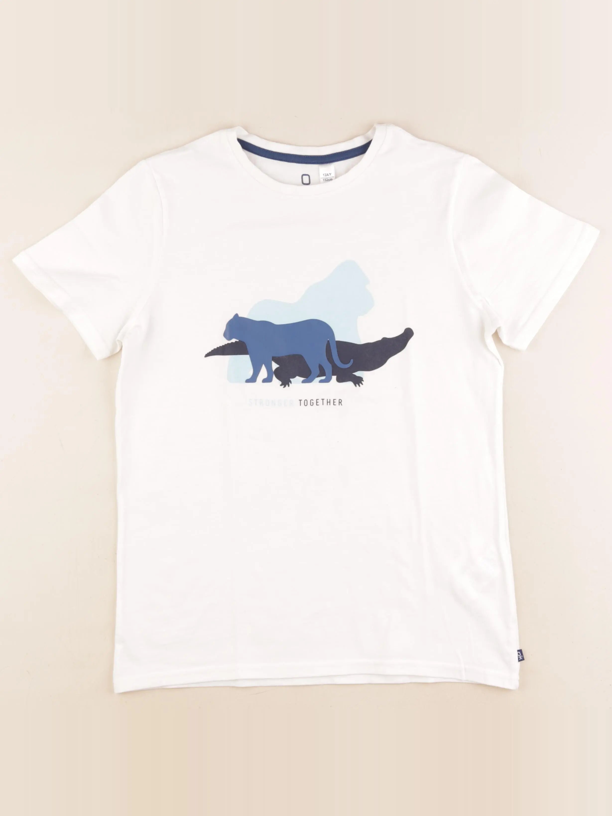 Okaidi - tee-shirt blanc - 12 ans