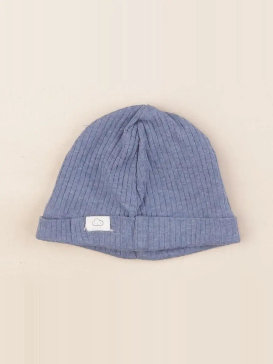 H&M - bonnet bleu - 1/2 mois