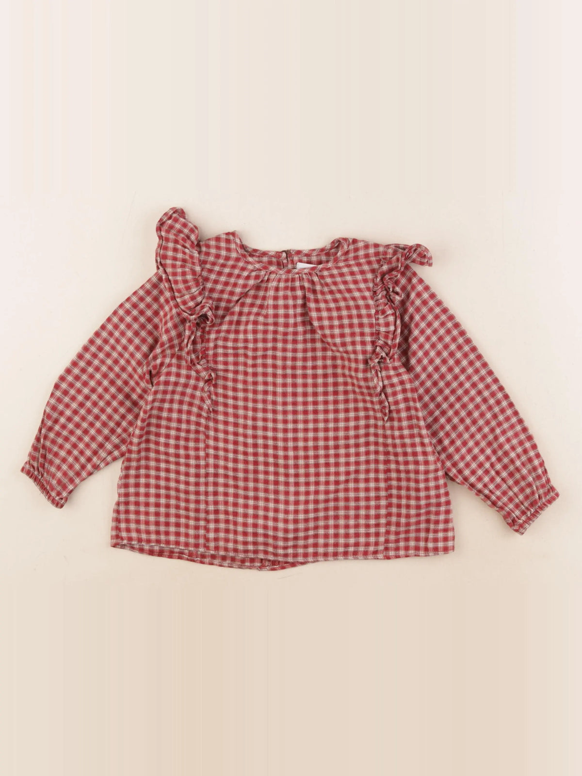 Zara - blouse rouge - 18/24 mois