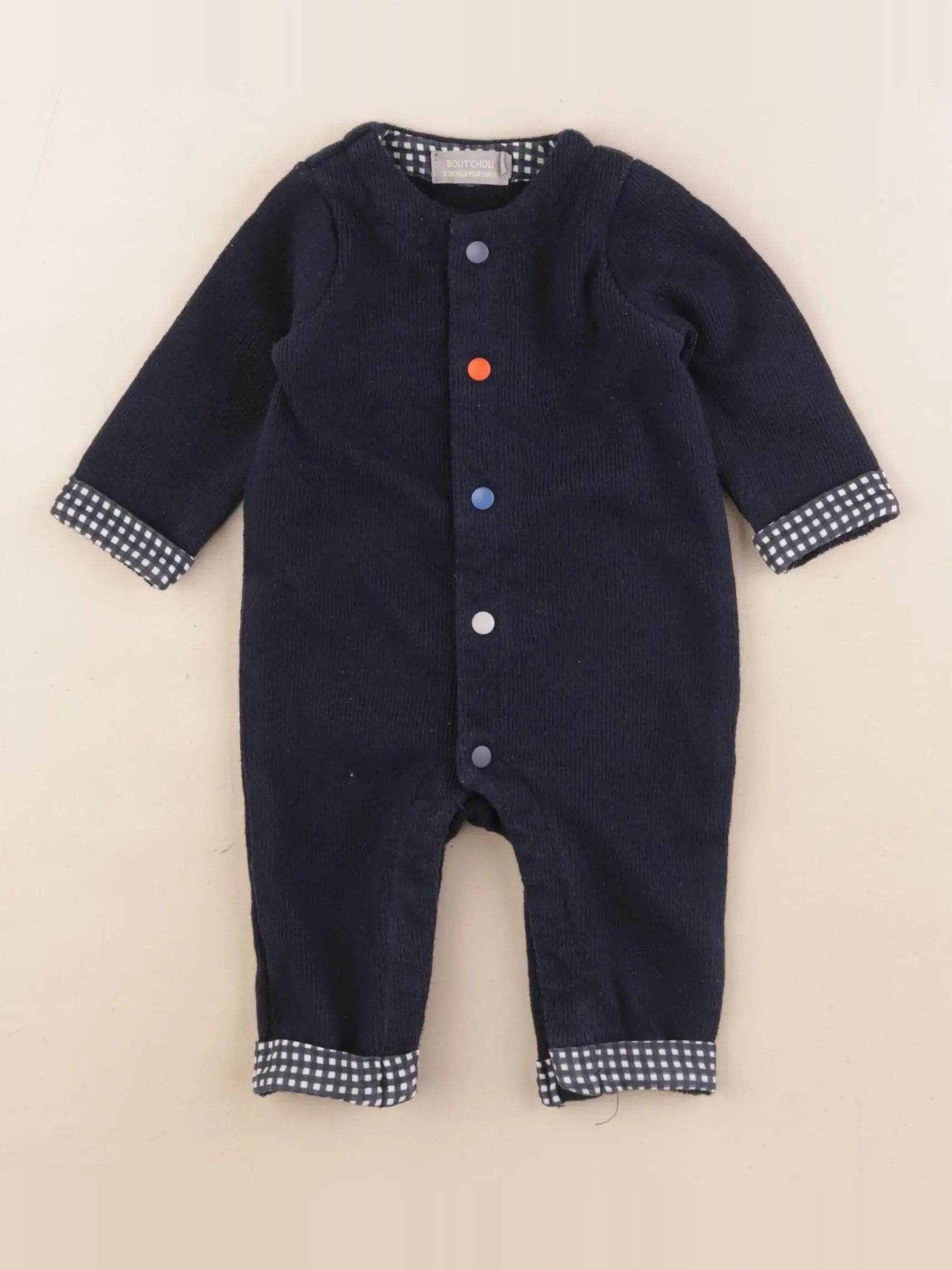 Boutchou - combinaison bleu - 3 mois