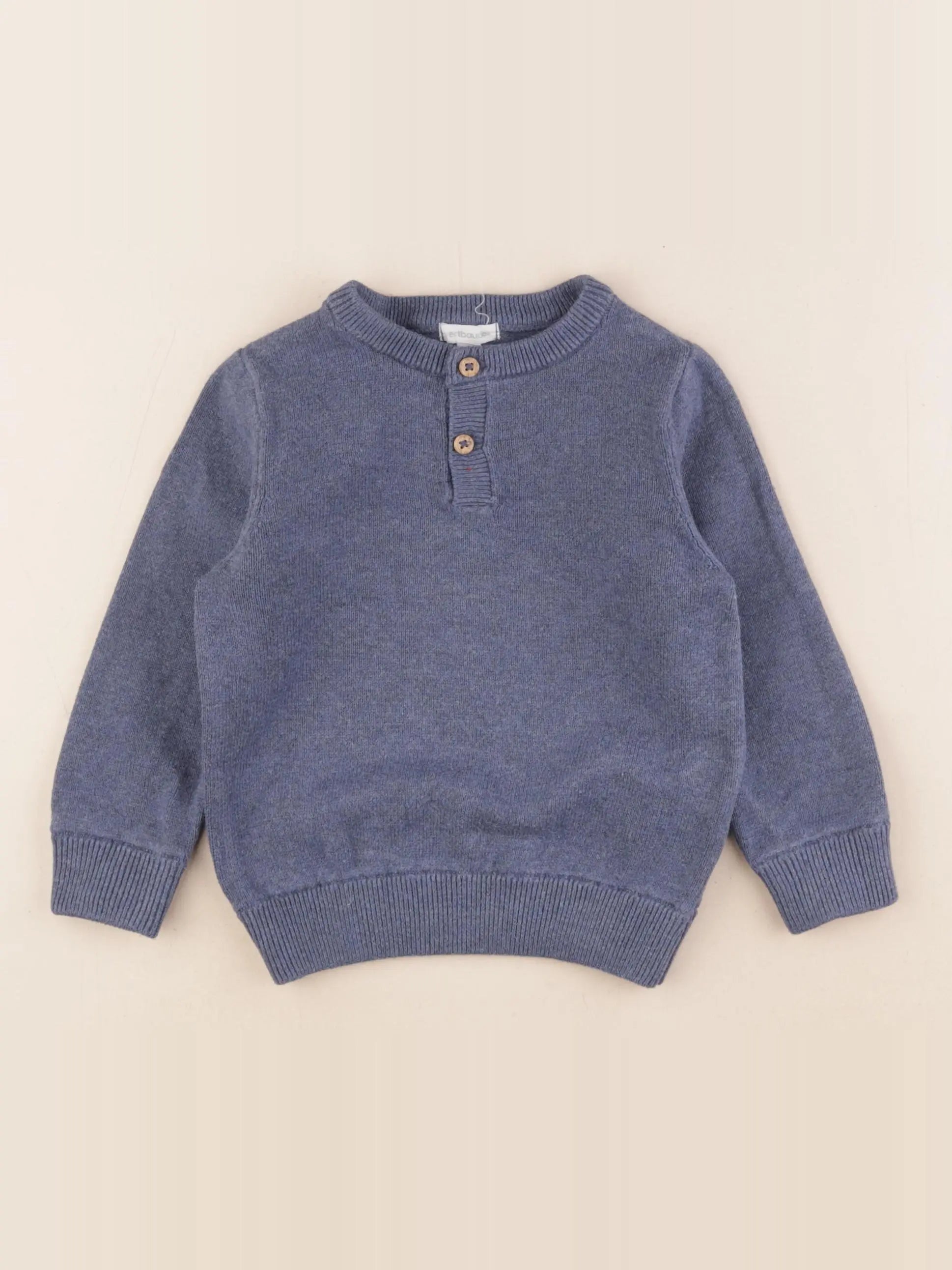Vertbaudet - pull bleu - 4 ans