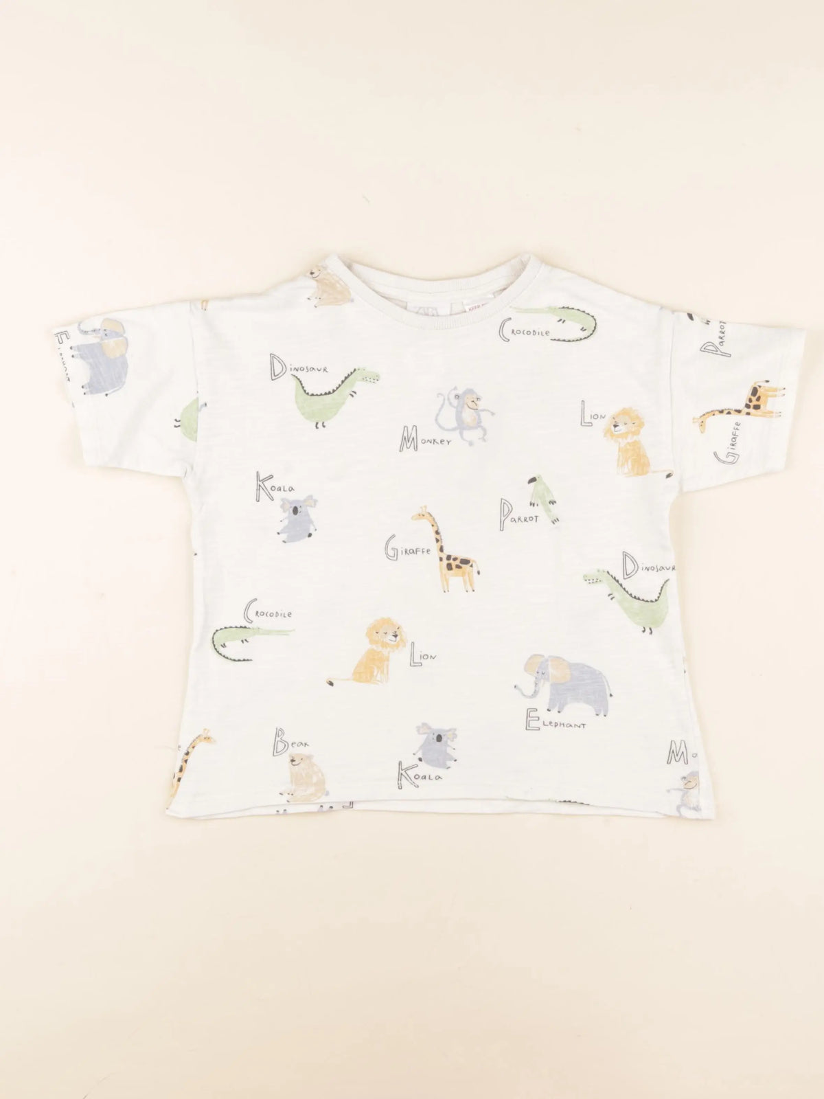 Zara - tee-shirt blanc - 2/3 ans