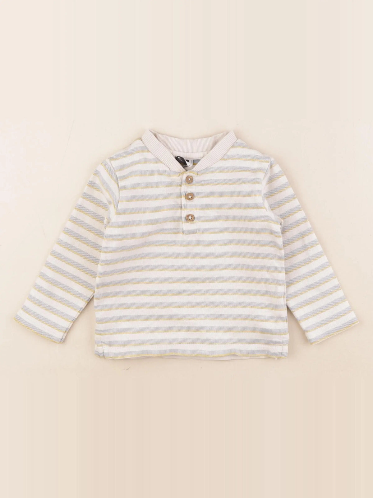 Tape à l'oeil - tee-shirt beige, gris - 24 mois