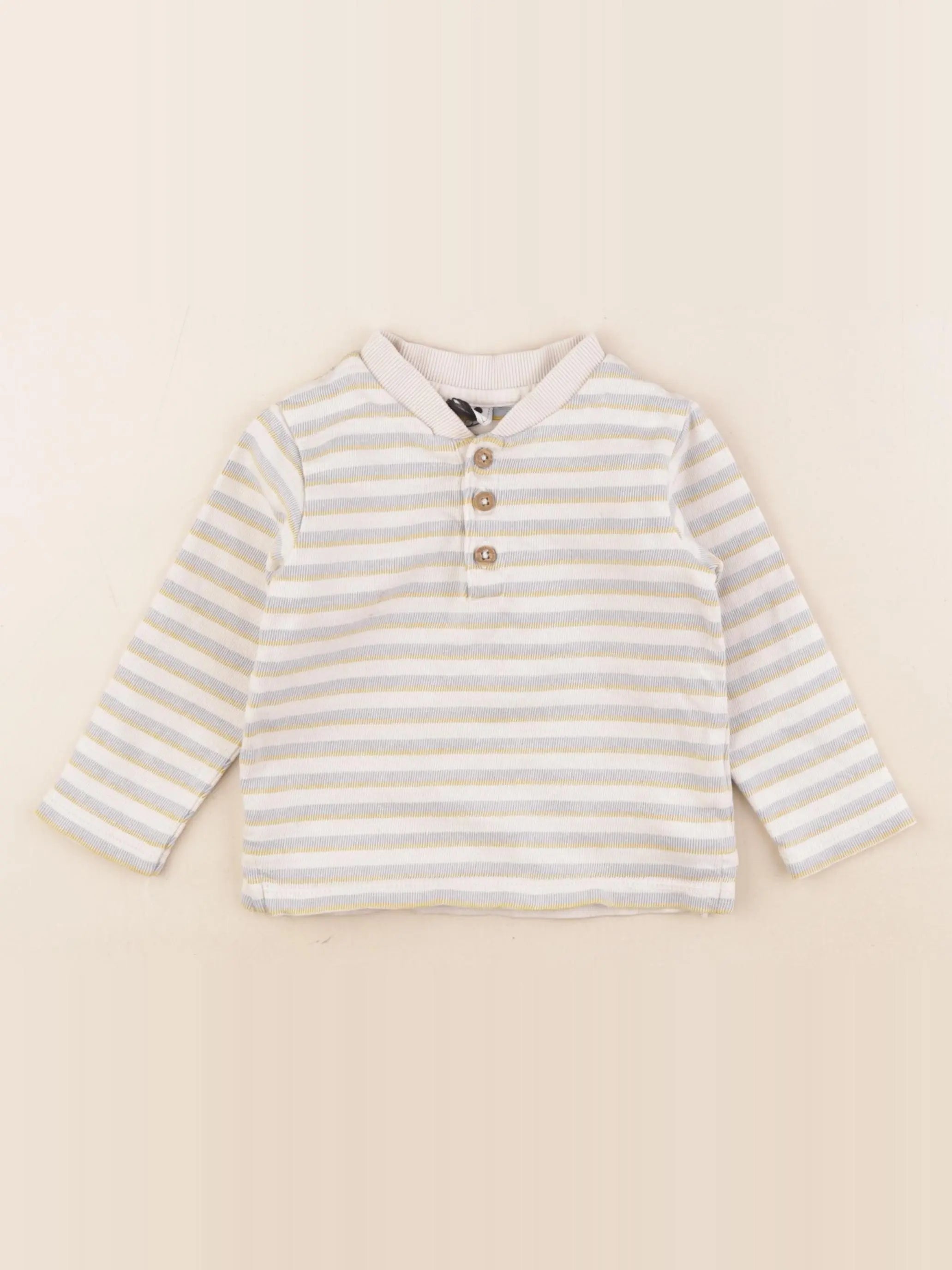 Tape à l'oeil - tee-shirt beige, gris - 24 mois