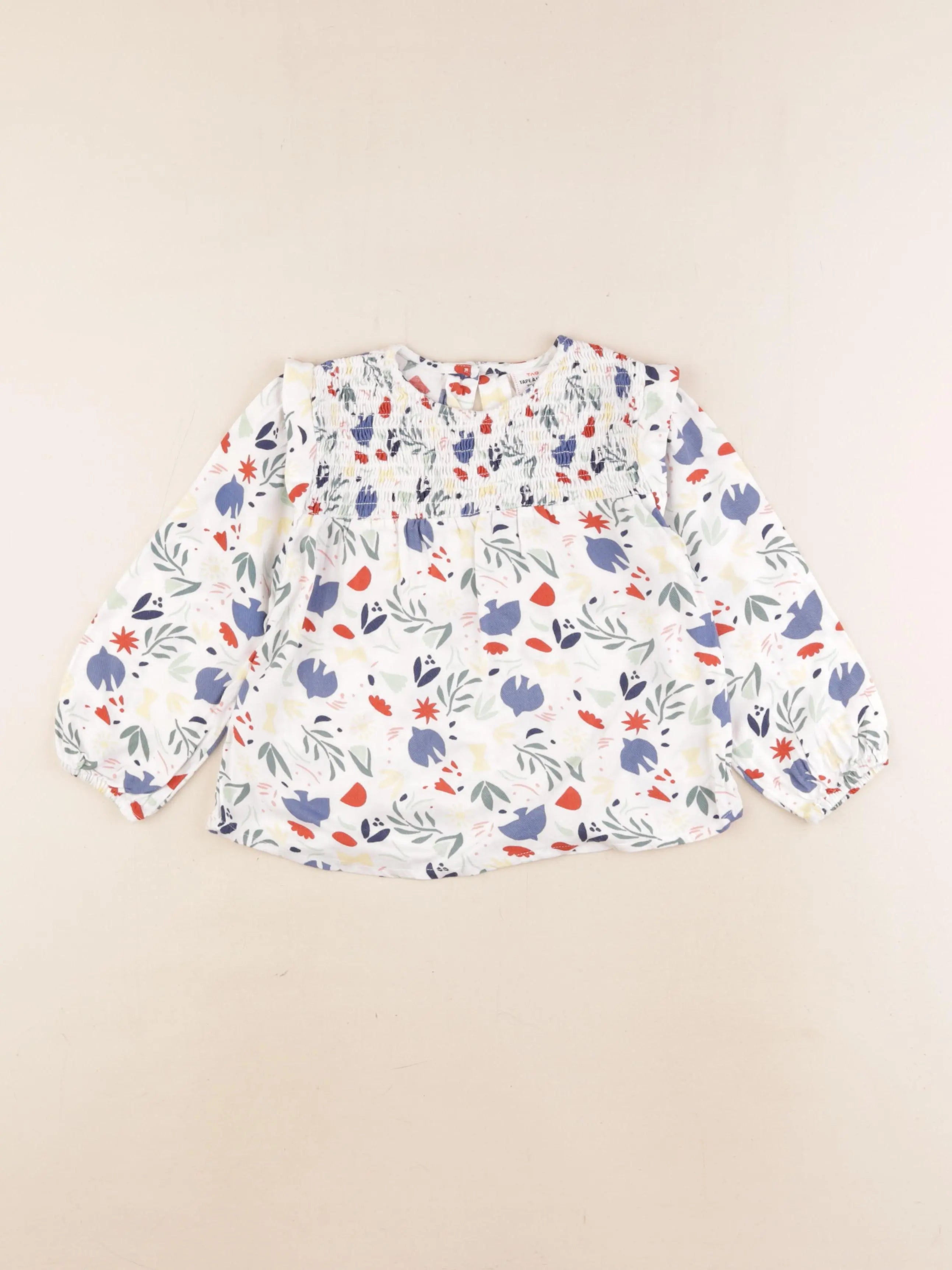 Tape à l'oeil - blouse blanc, multicolore - 2 ans