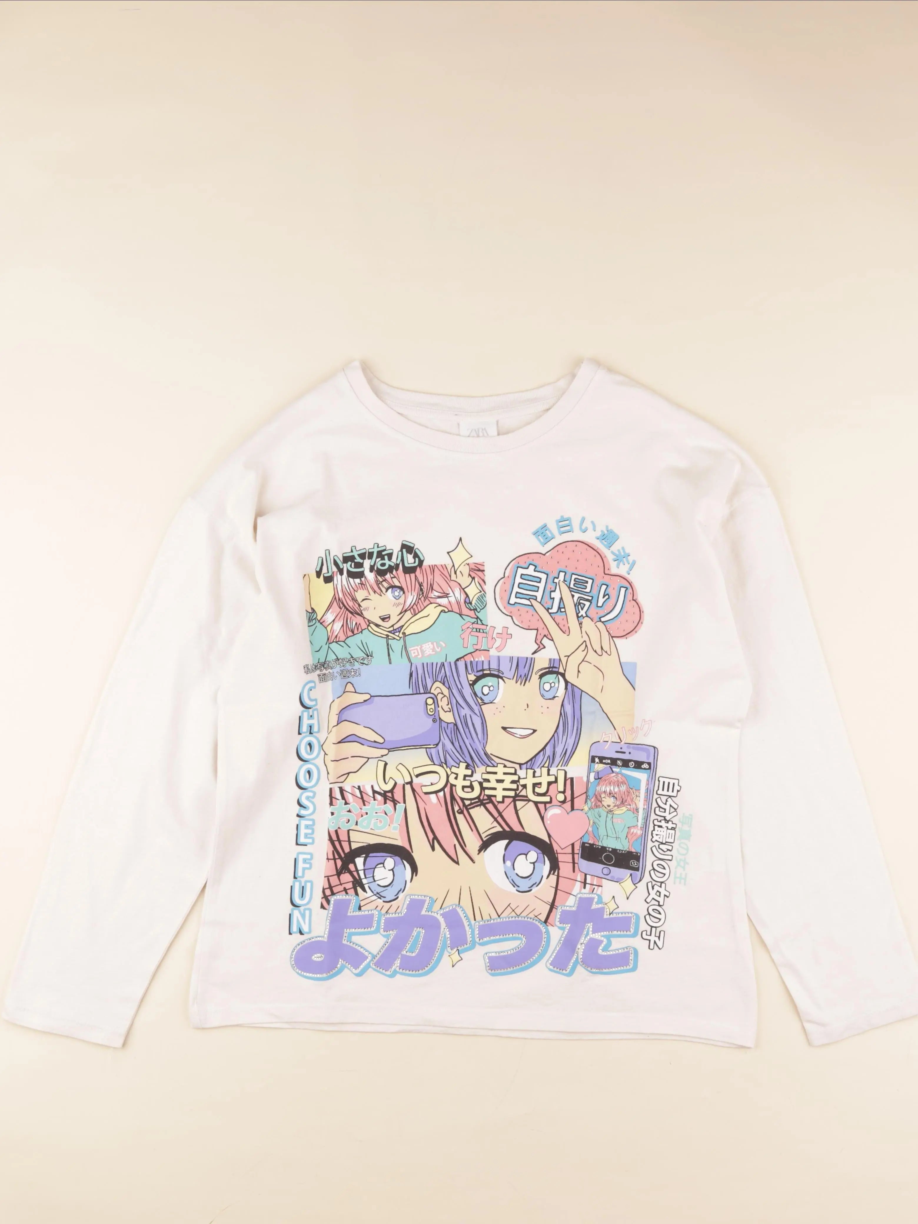Zara - tee-shirt blanc - 11/12 ans