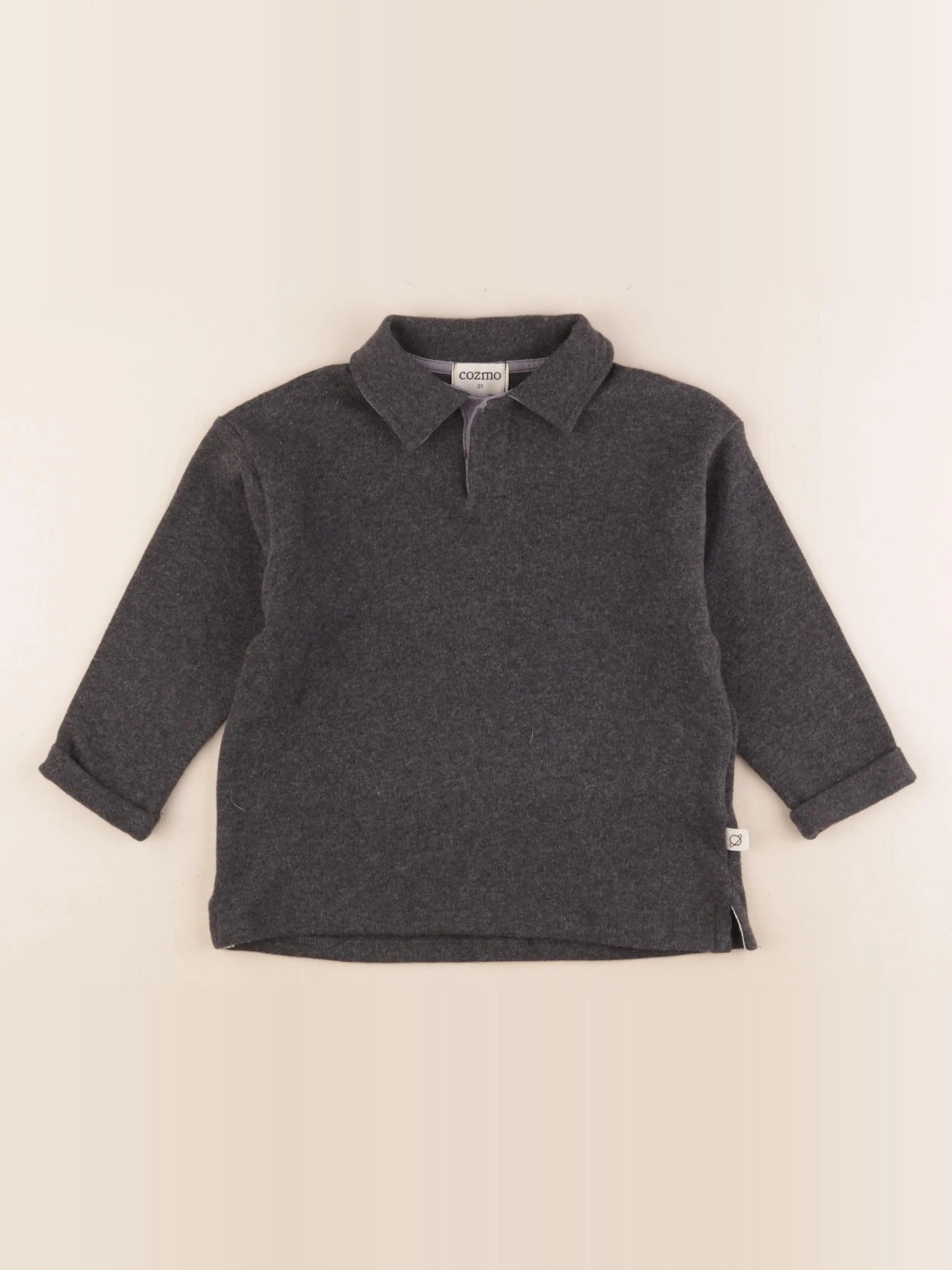 My little cozmo - polo gris - 3 ans