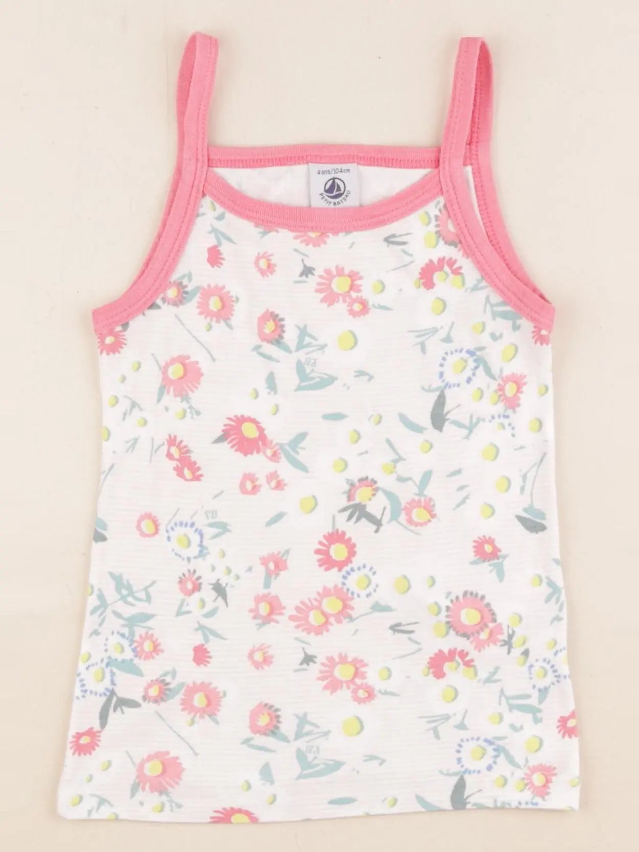 Petit Bateau - maillot de corps multicolore - 4 ans