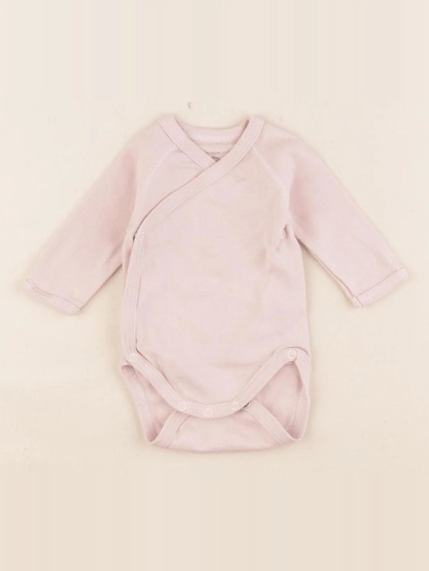 Petit Bateau - body rose - 0 mois