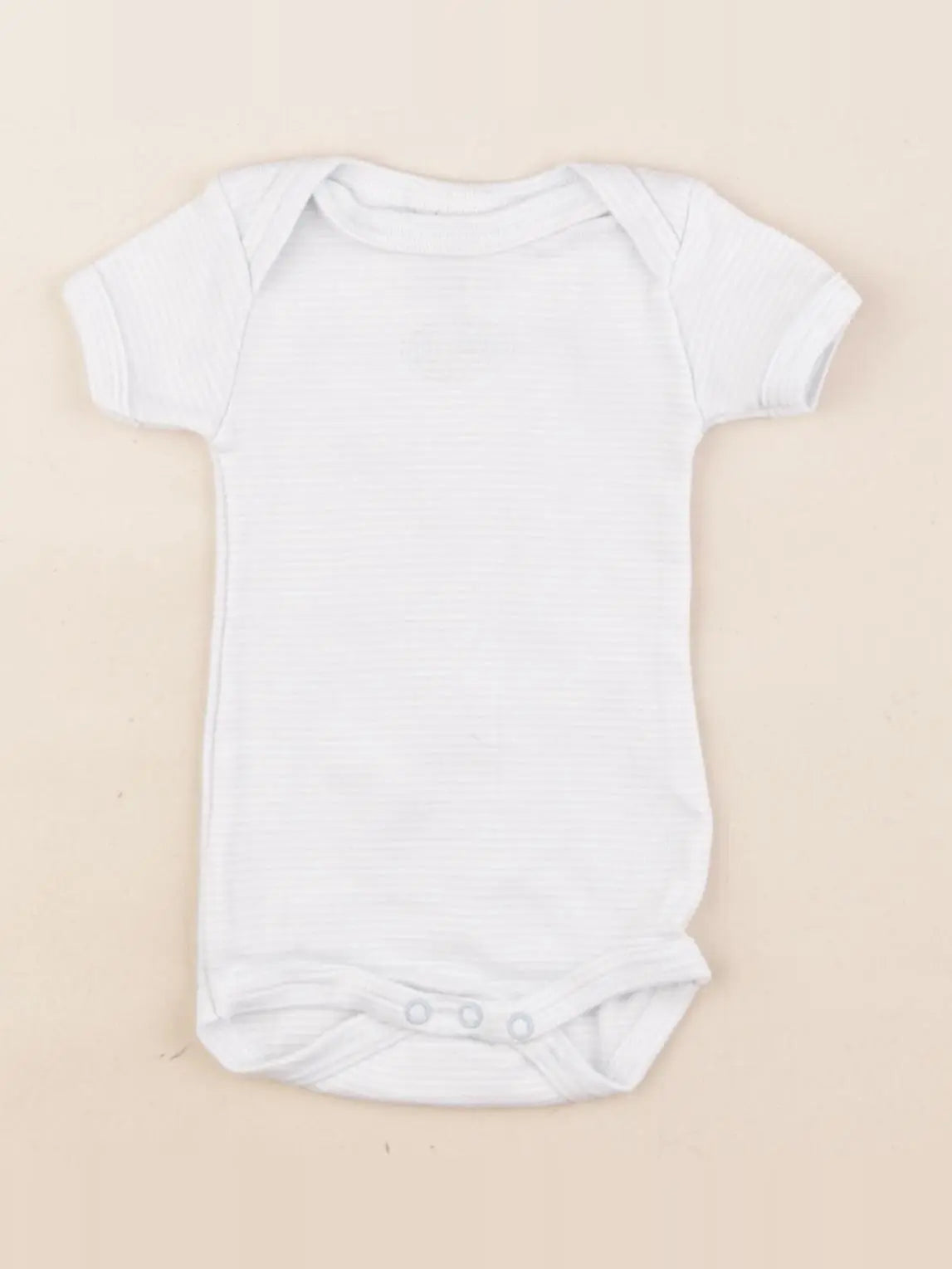 Petit Bateau - body bleu, blanc - 1 mois