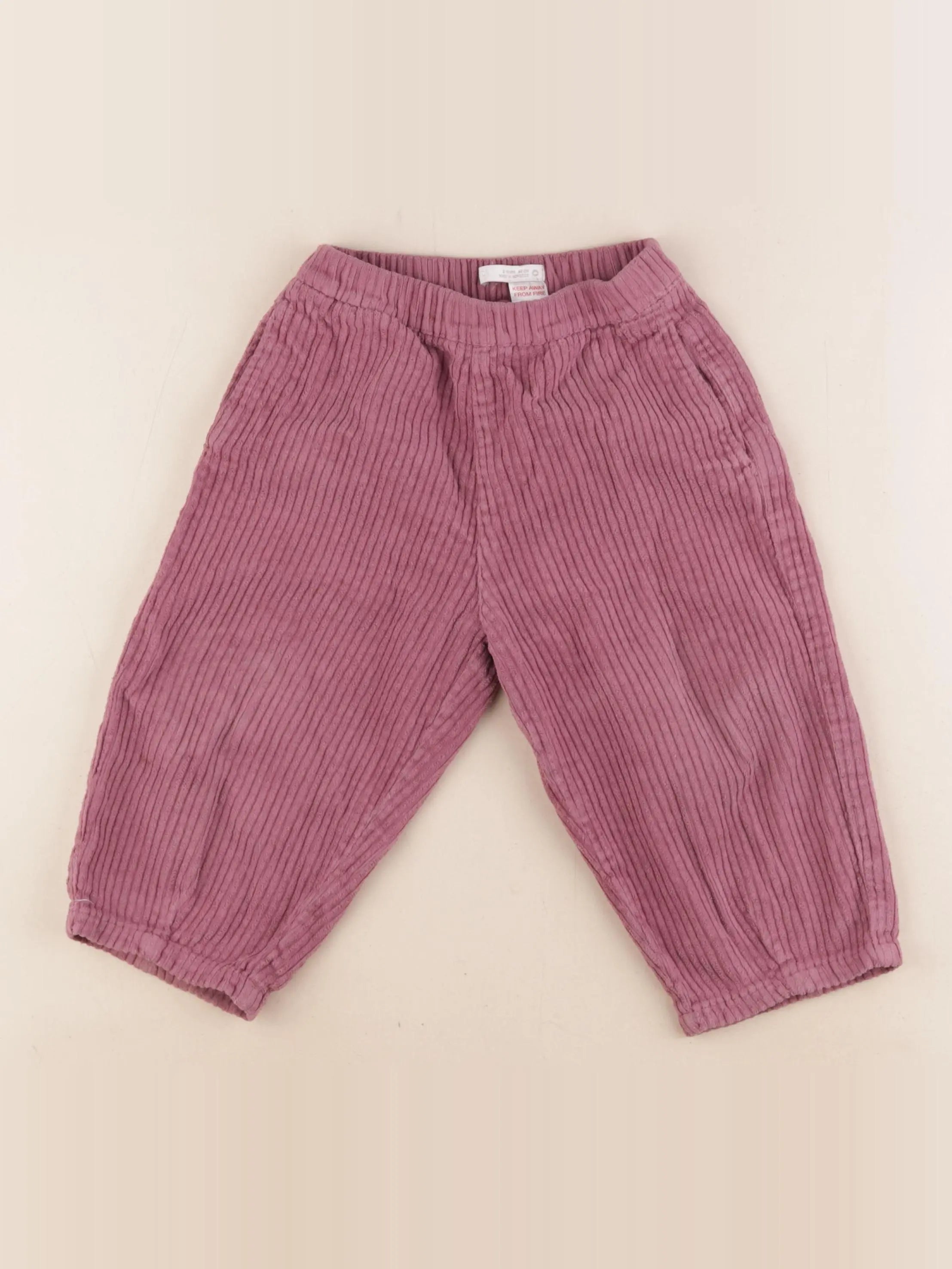 Zara - pantalon rose - 2 ans