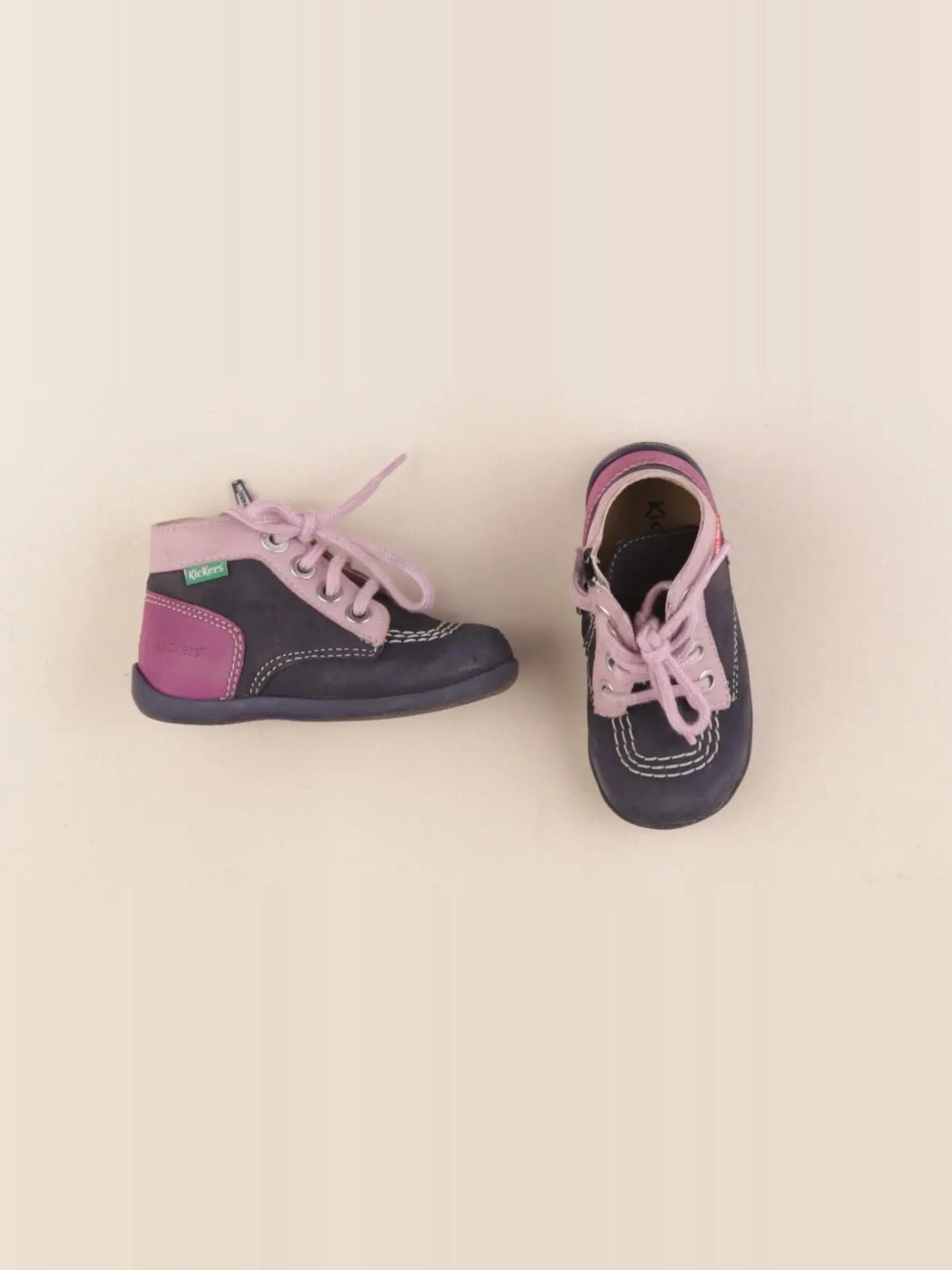 Kickers - bottillons bleu, violet - pointure 21