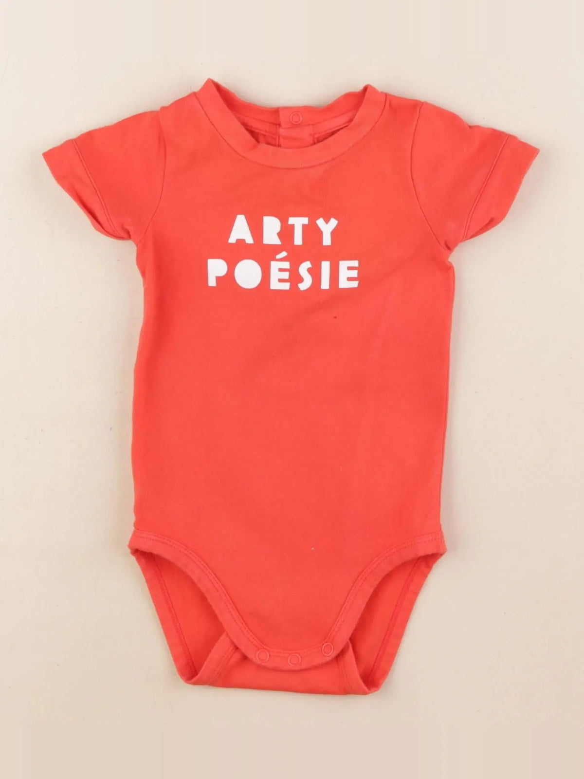 Jacadi - body rouge - 12 mois