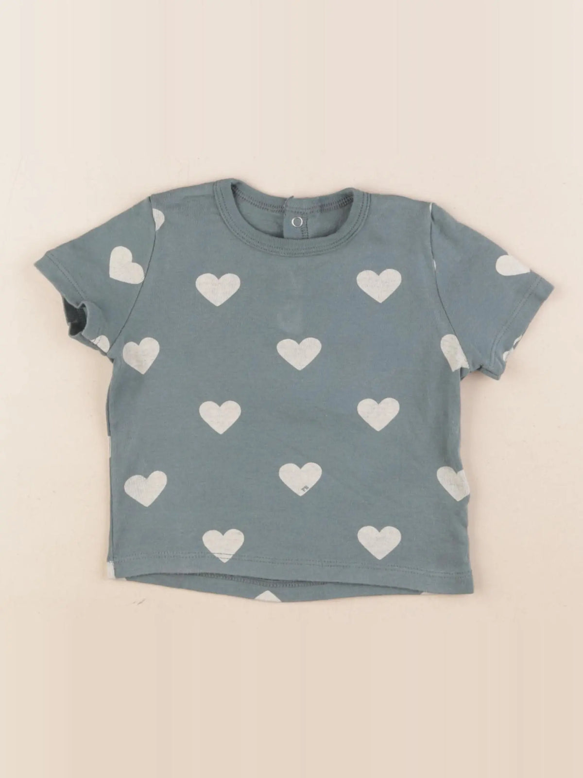 Petit Bateau - tee-shirt vert - 12 mois
