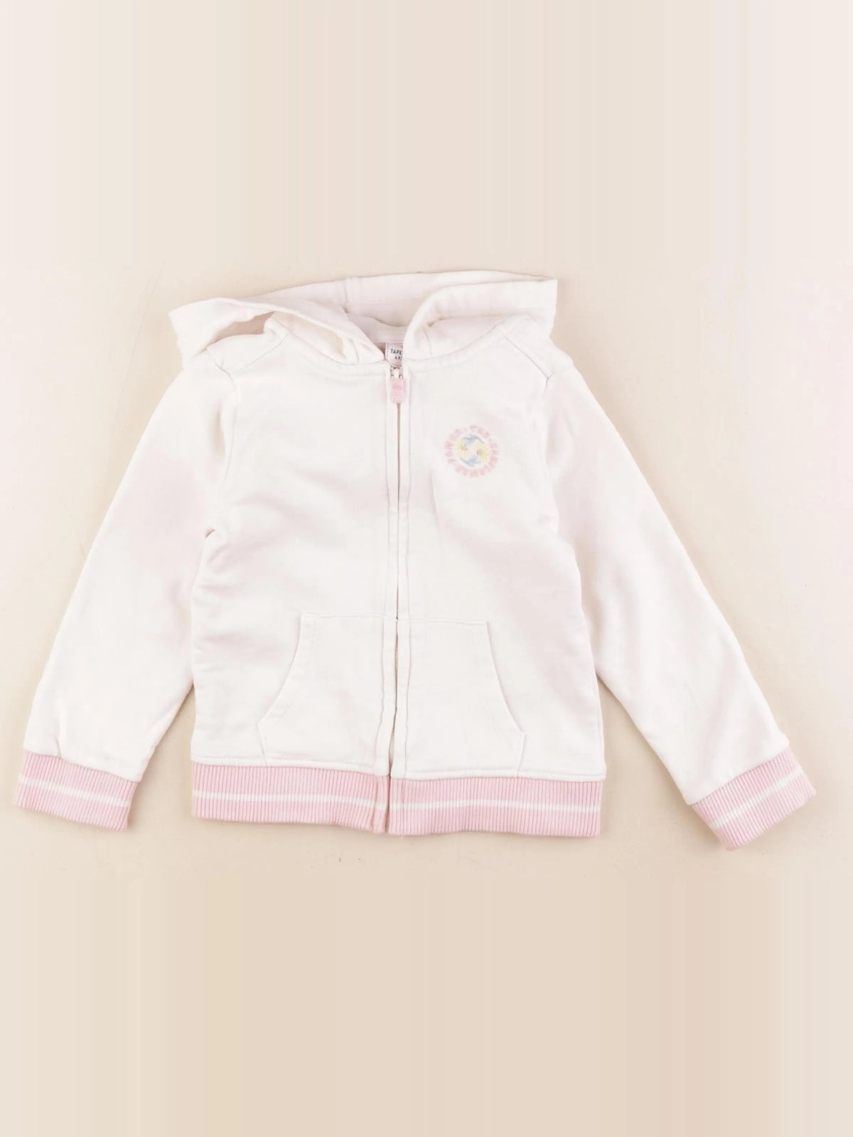 Tape à l'oeil - sweat beige - 4 ans