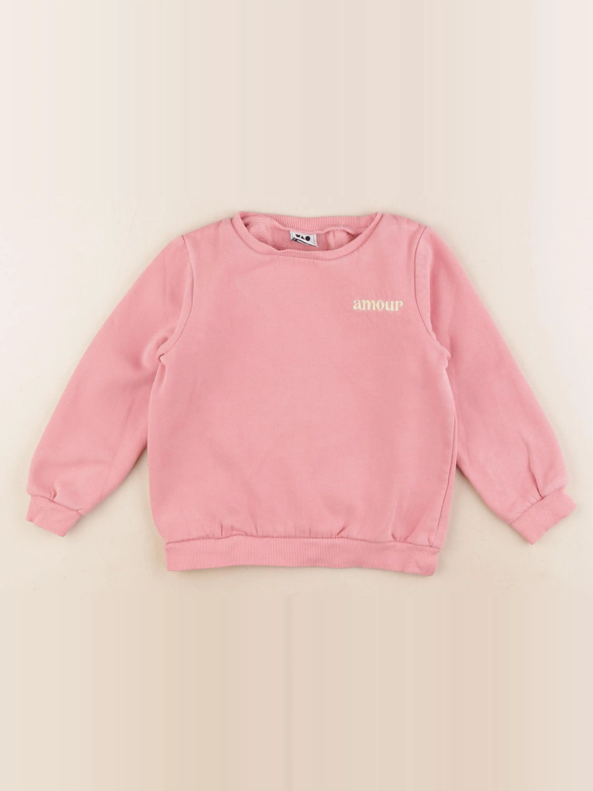 Tape à l'oeil - sweat rose - 5 ans