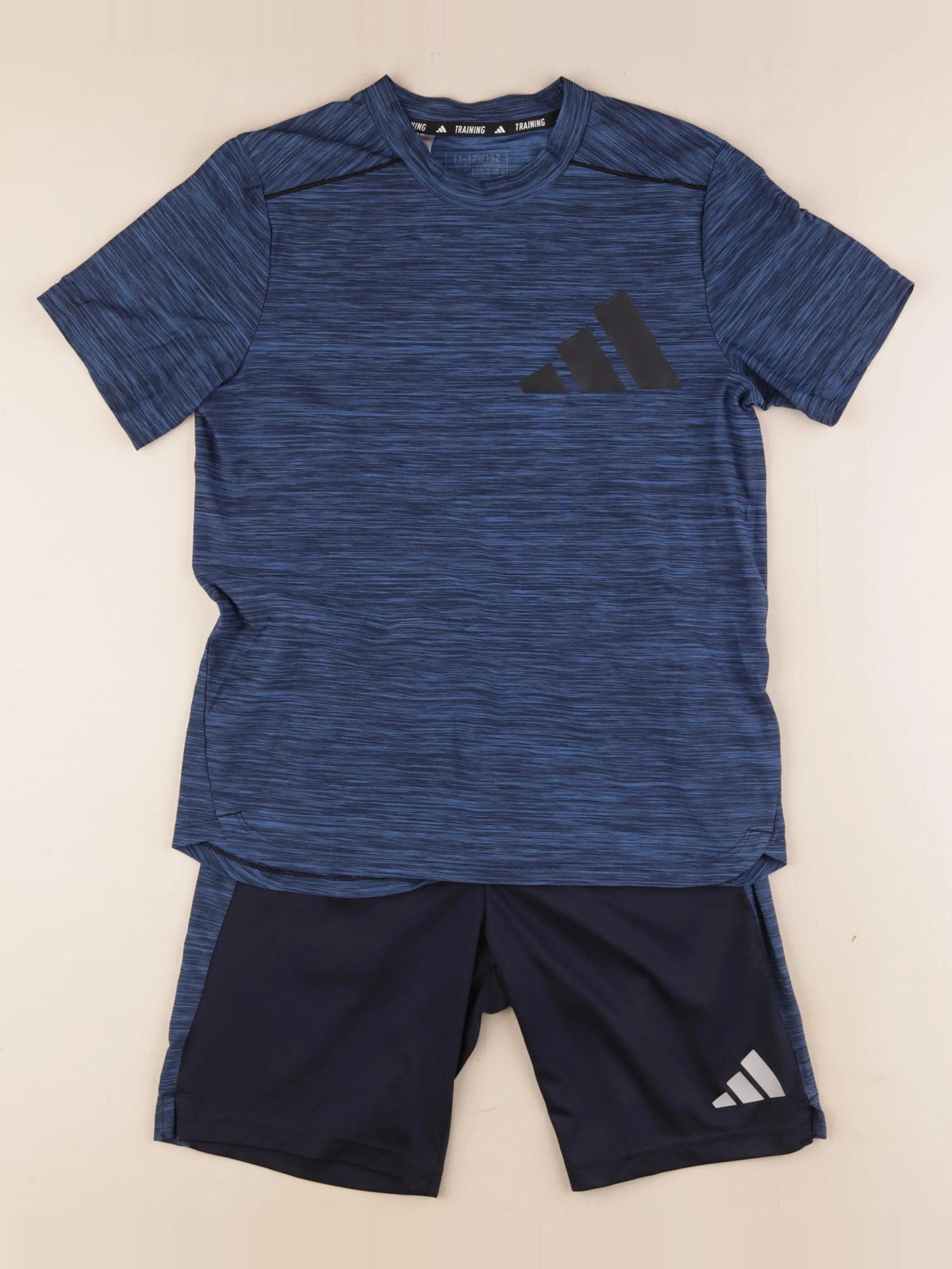 Adidas - ensemble bleu, noir - 11/12 ans