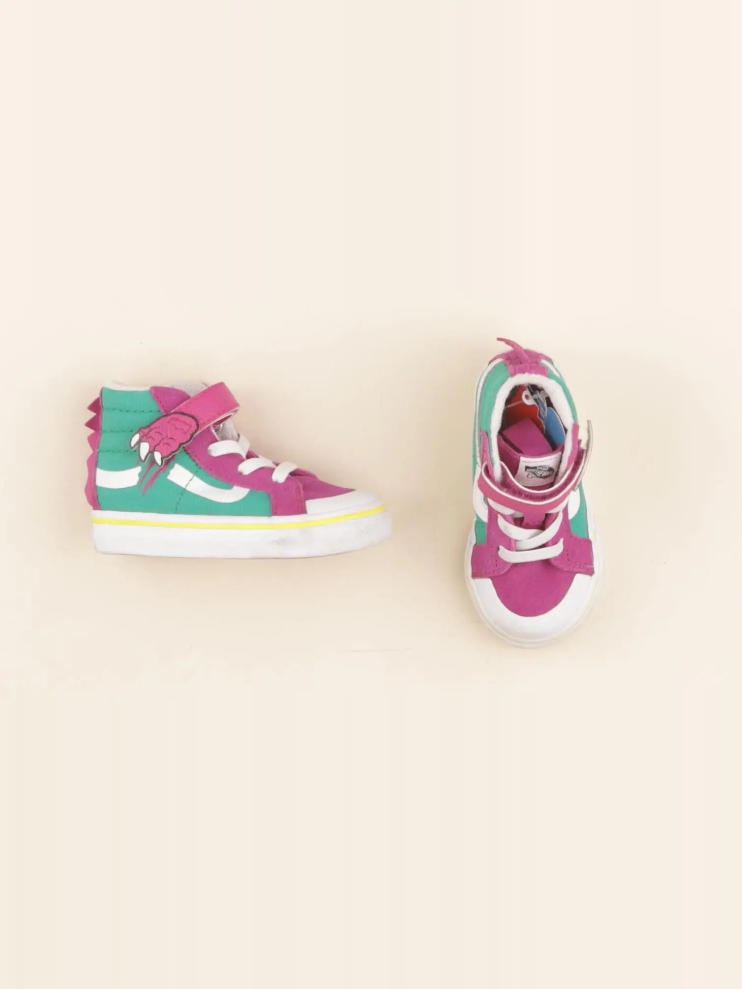 Vans - baskets vert, violet - pointure 21