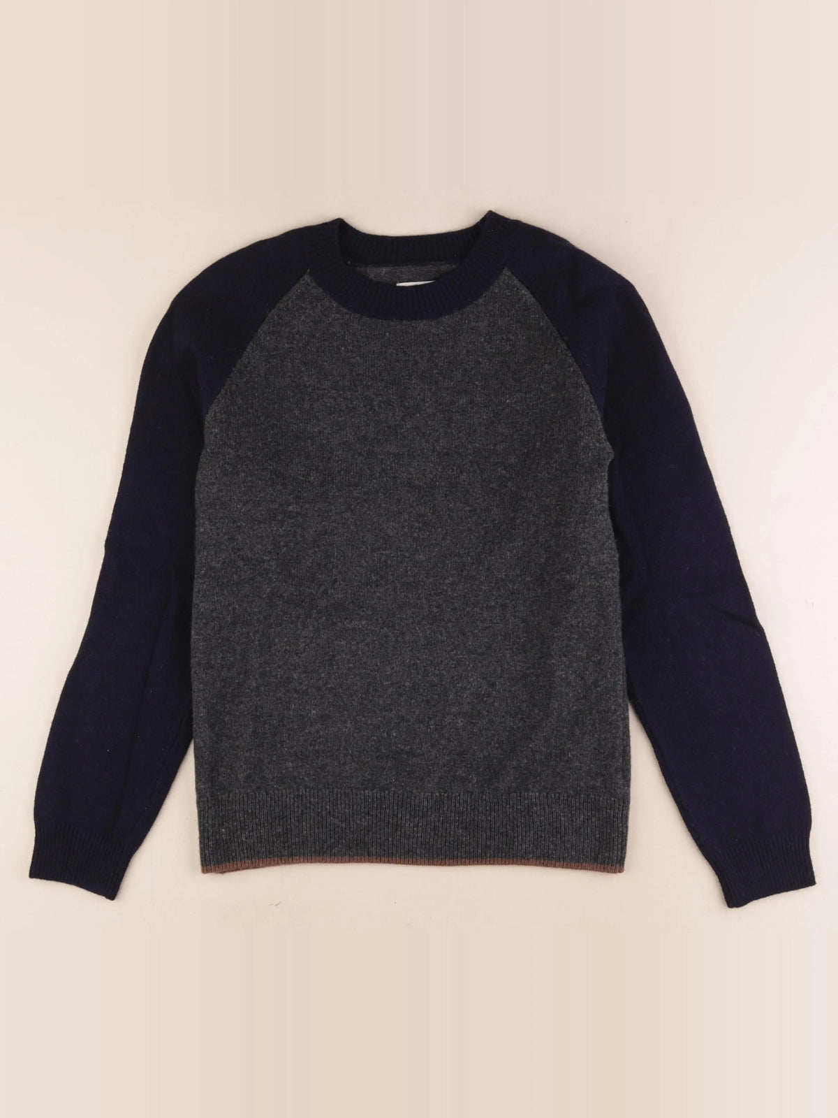 Cyrillus - pull bleu, gris - 14 ans