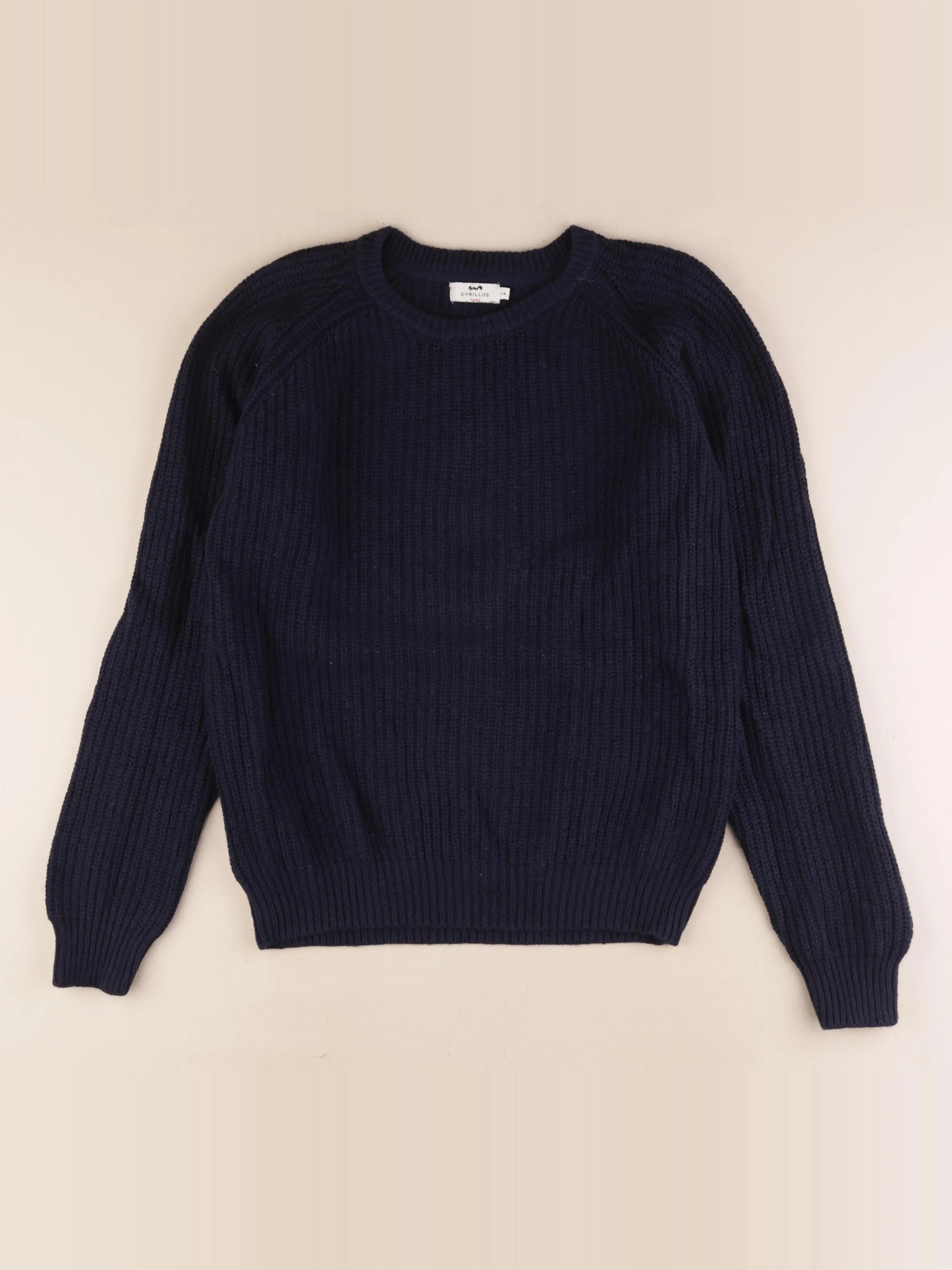 Cyrillus - pull bleu - 14 ans