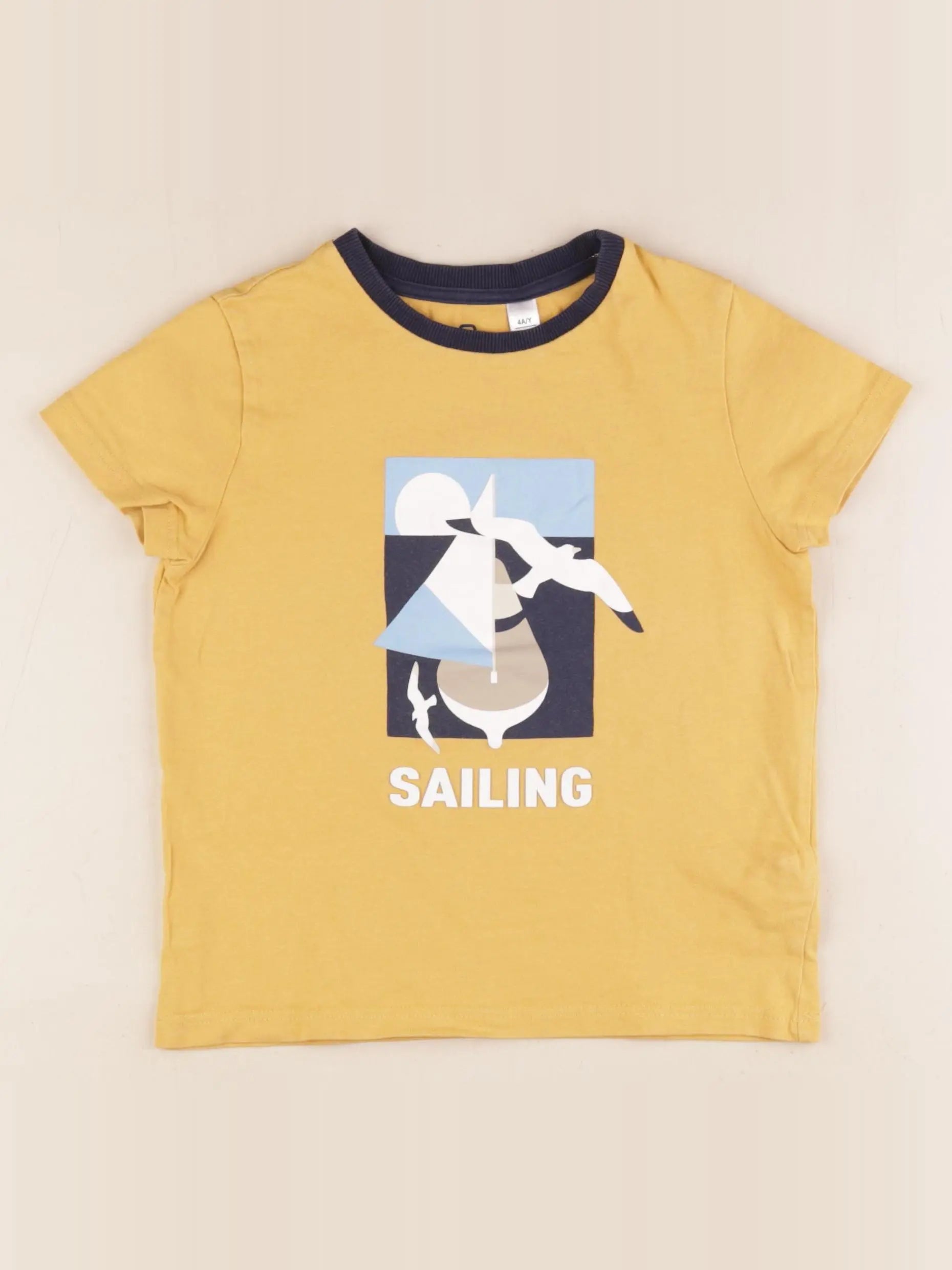 Okaidi - tee-shirt jaune - 4 ans