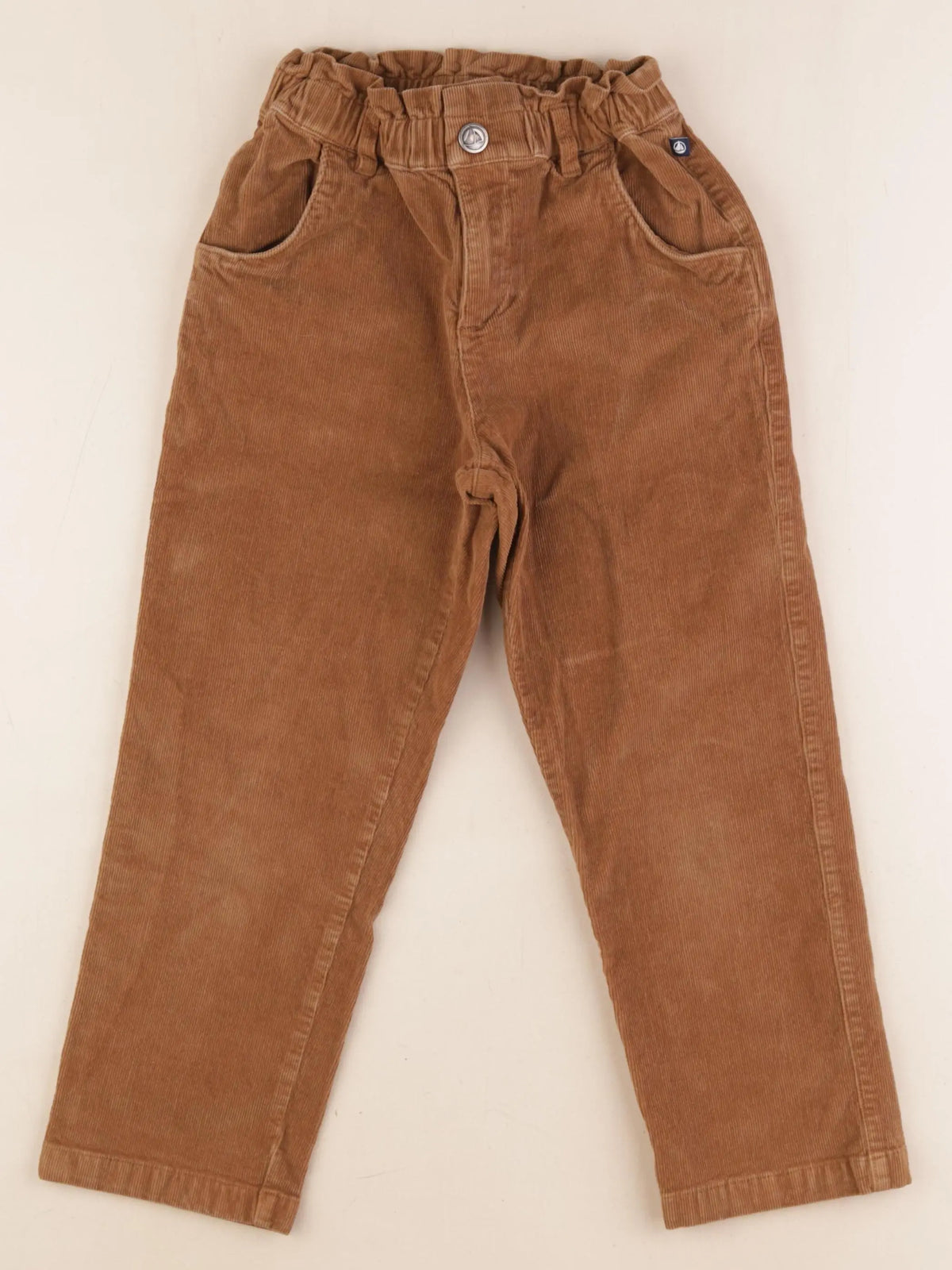 Petit Bateau - pantalon marron - 8 ans