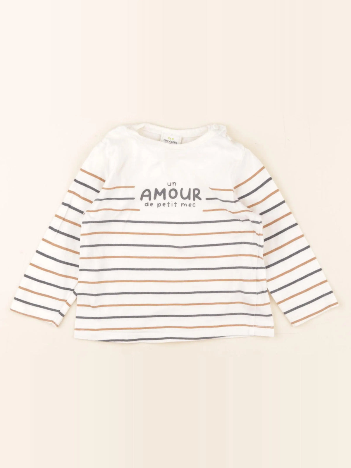 Tape à l'oeil - tee-shirt beige - 18 mois