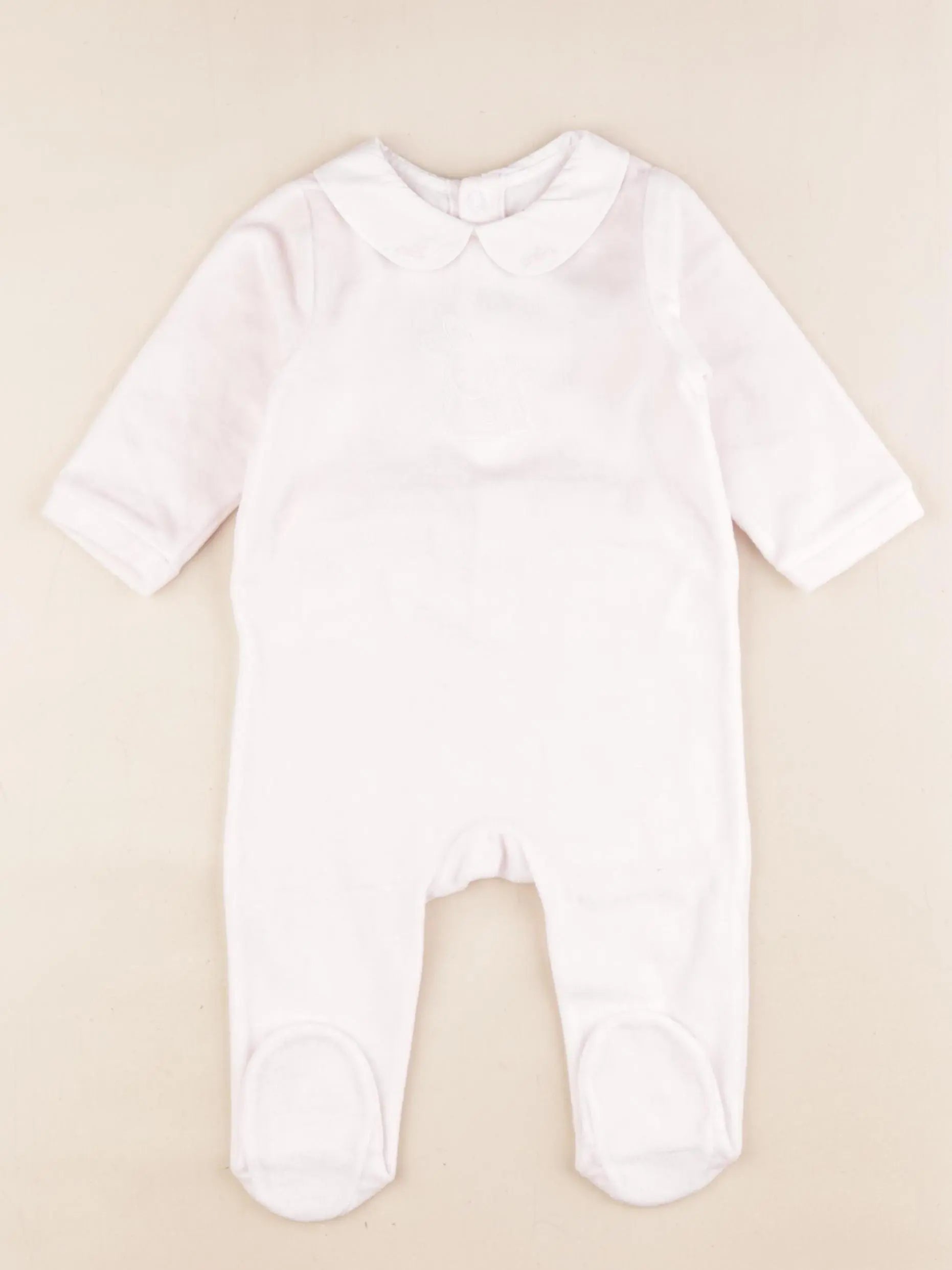 Jacadi - pyjama velours rose - 6 mois