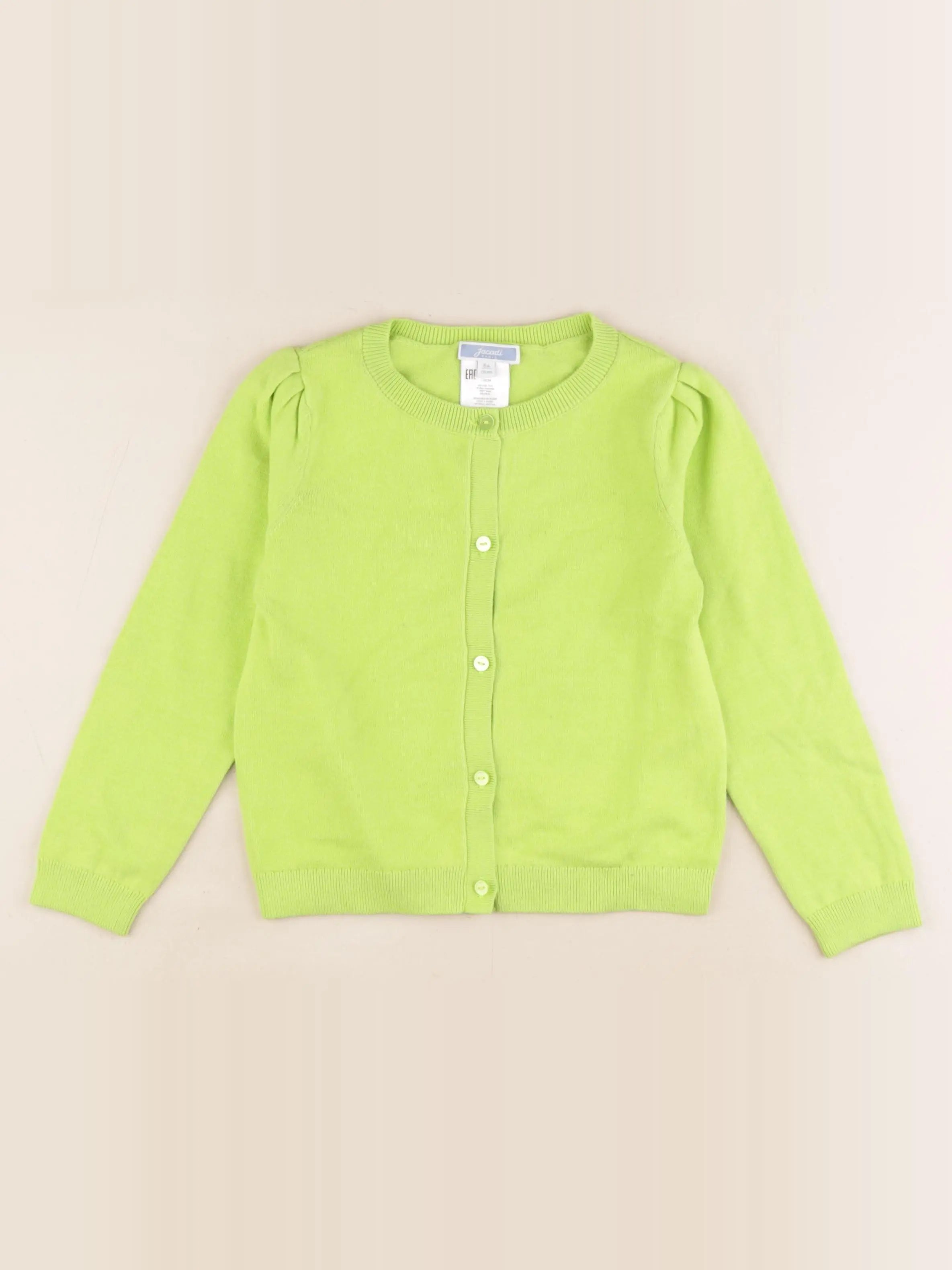 Jacadi - gilet vert - 6 ans