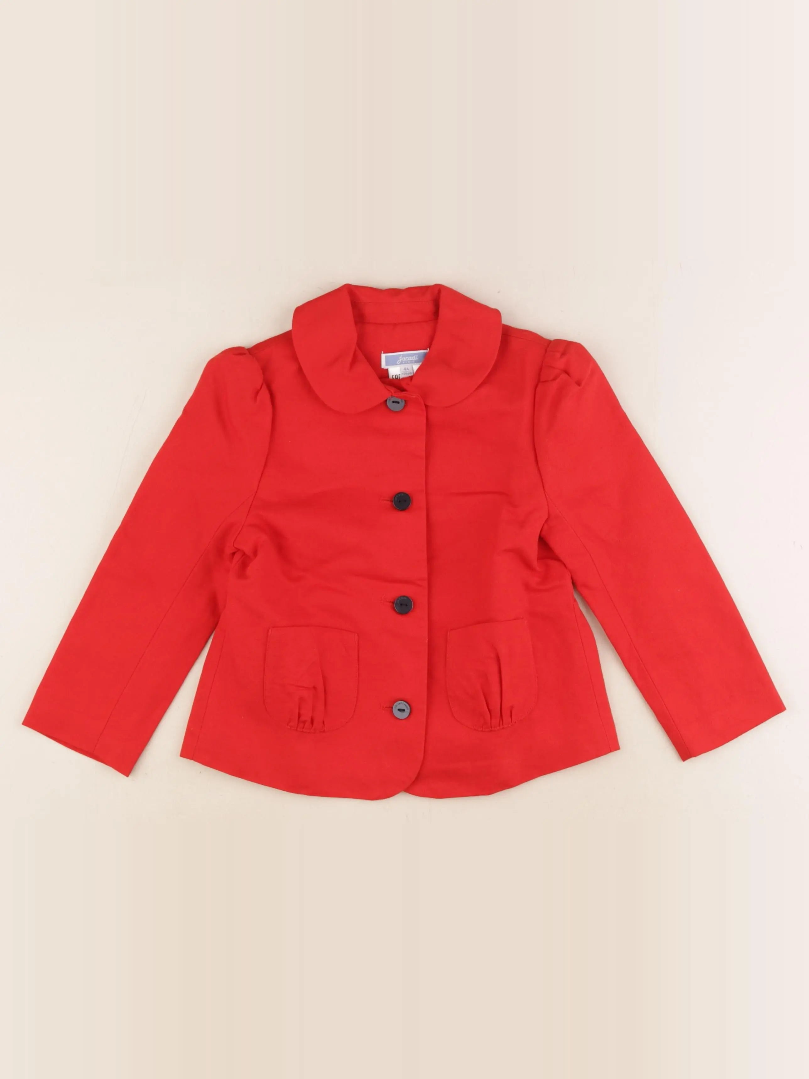 Jacadi - veste rouge - 4 ans