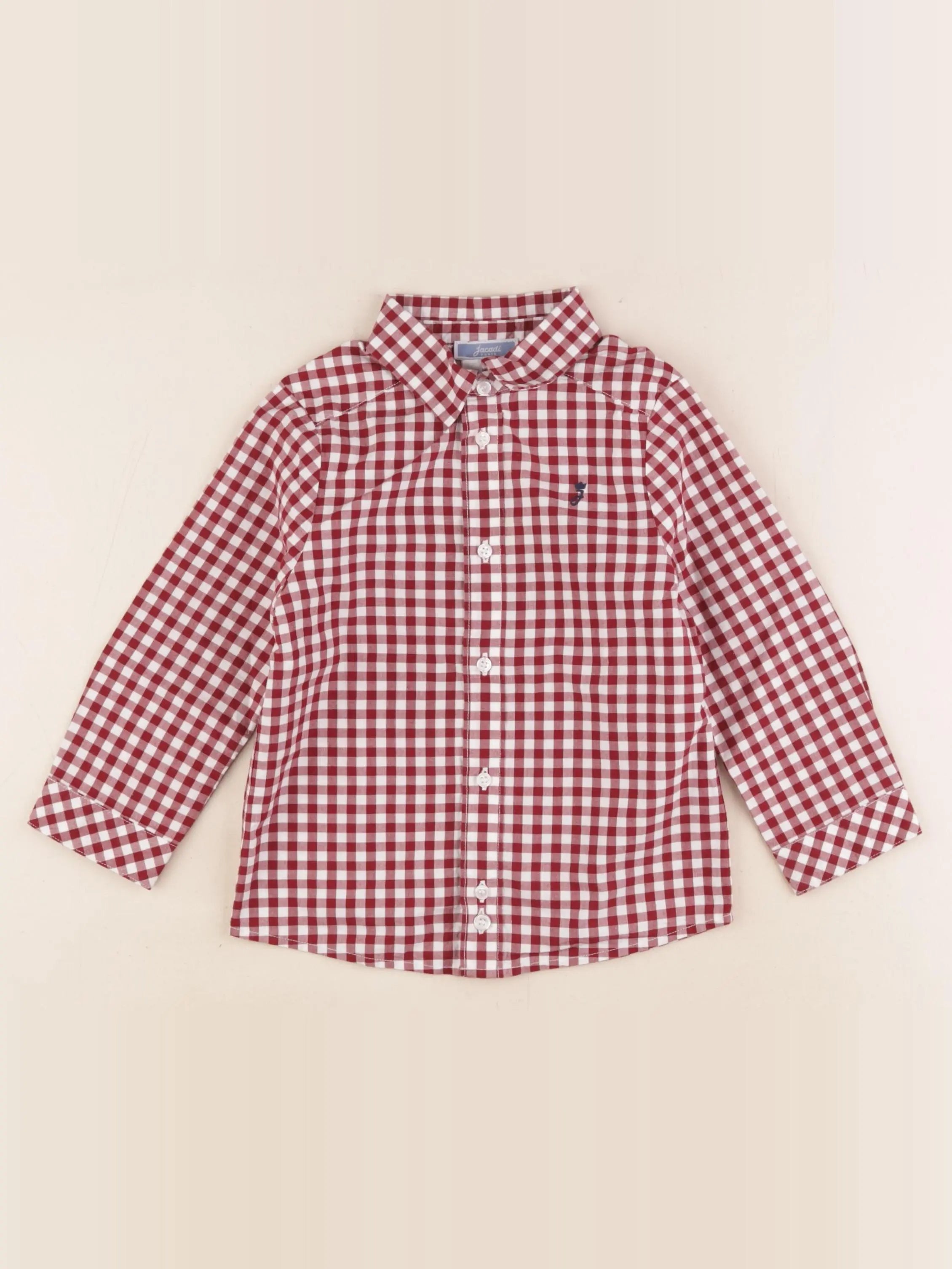 Jacadi - chemise rouge - 36 mois
