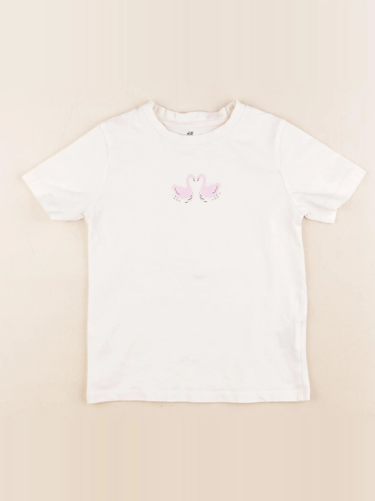 H&M - tee-shirt bleu - 4/6 ans