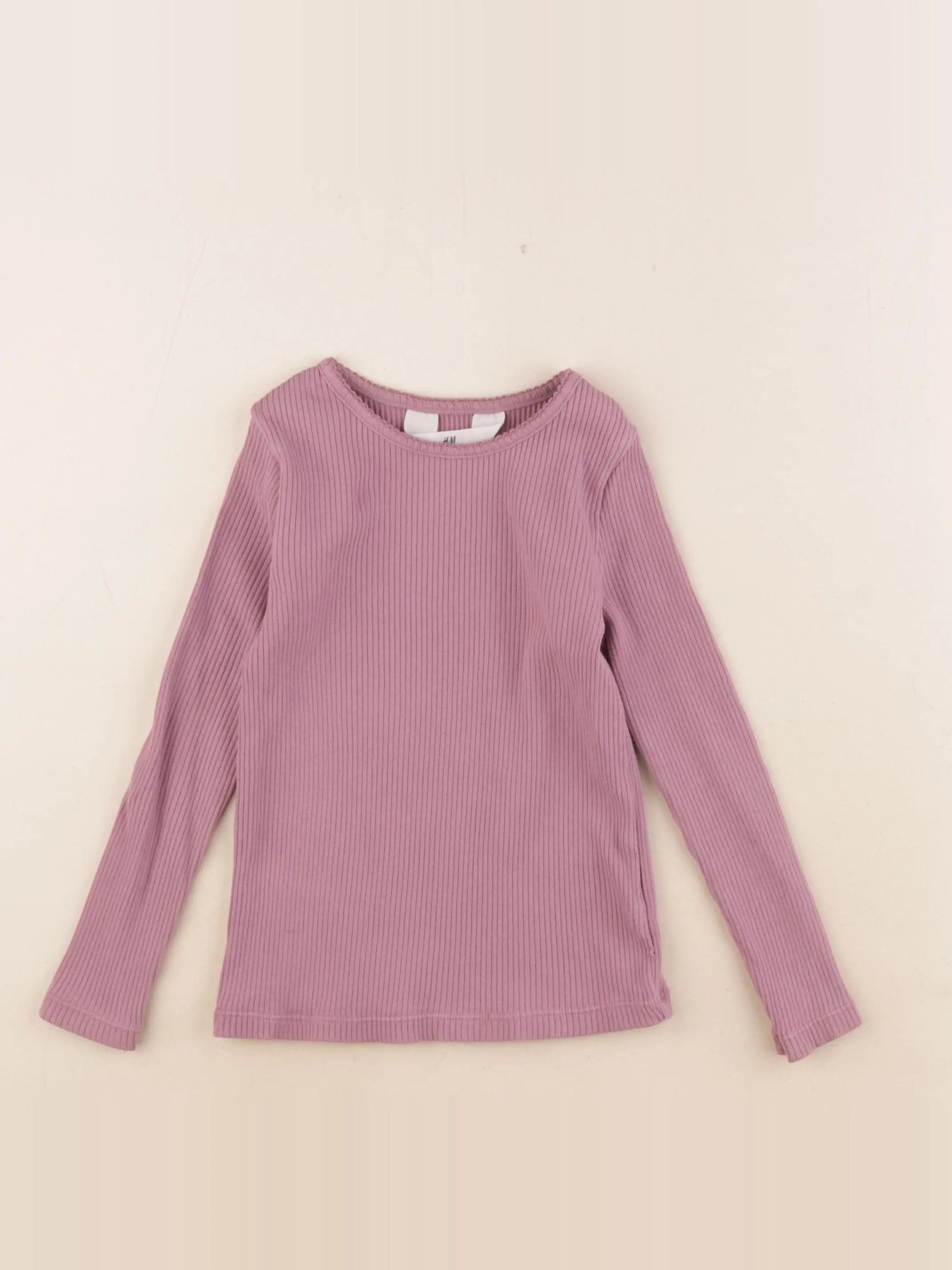 H&M - tee-shirt violet - 4/6 ans