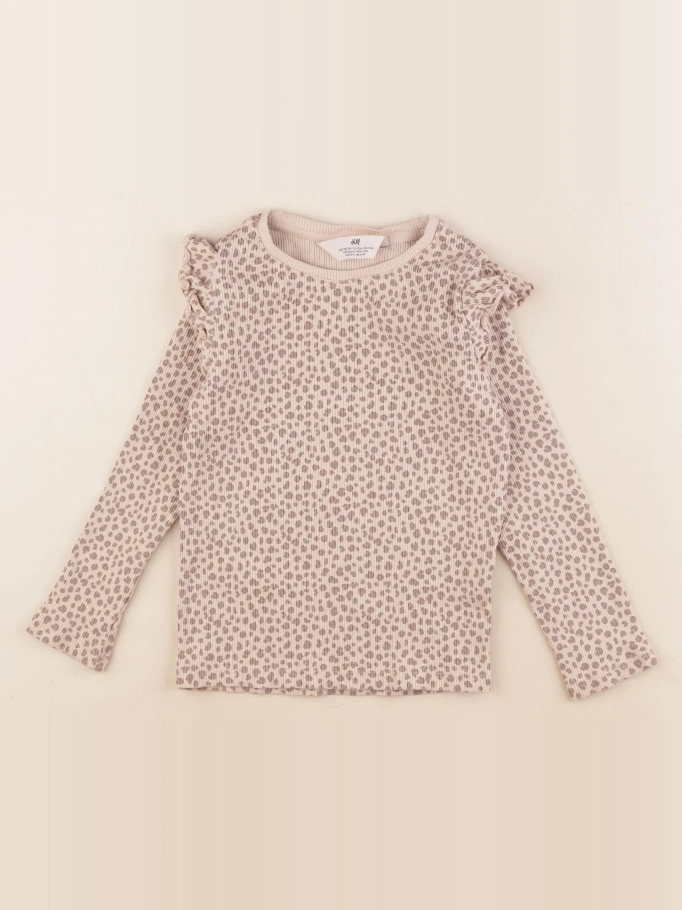 H&M - tee-shirt multicolore - 4/6 ans
