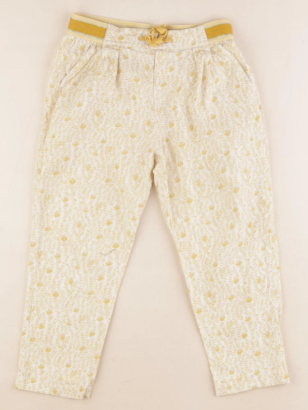 Cyrillus - pantalon jaune - 8 ans