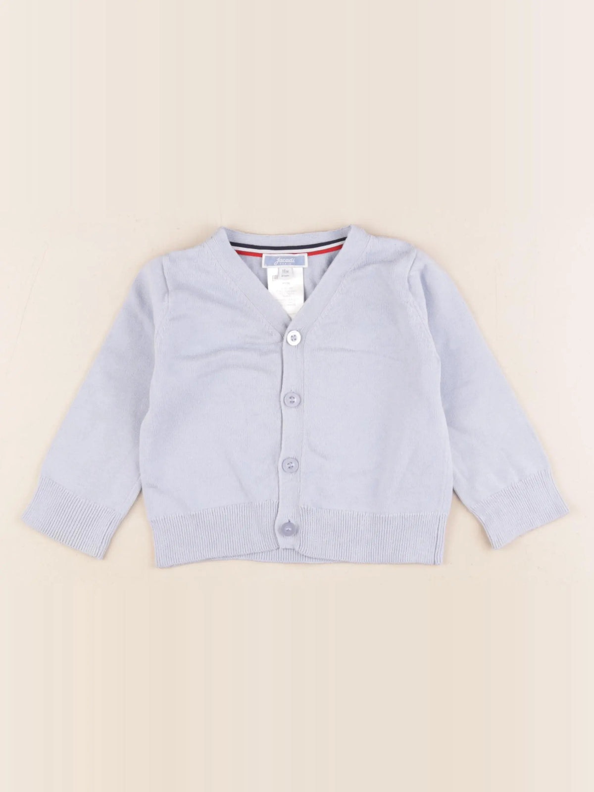 Jacadi - gilet bleu - 18 mois