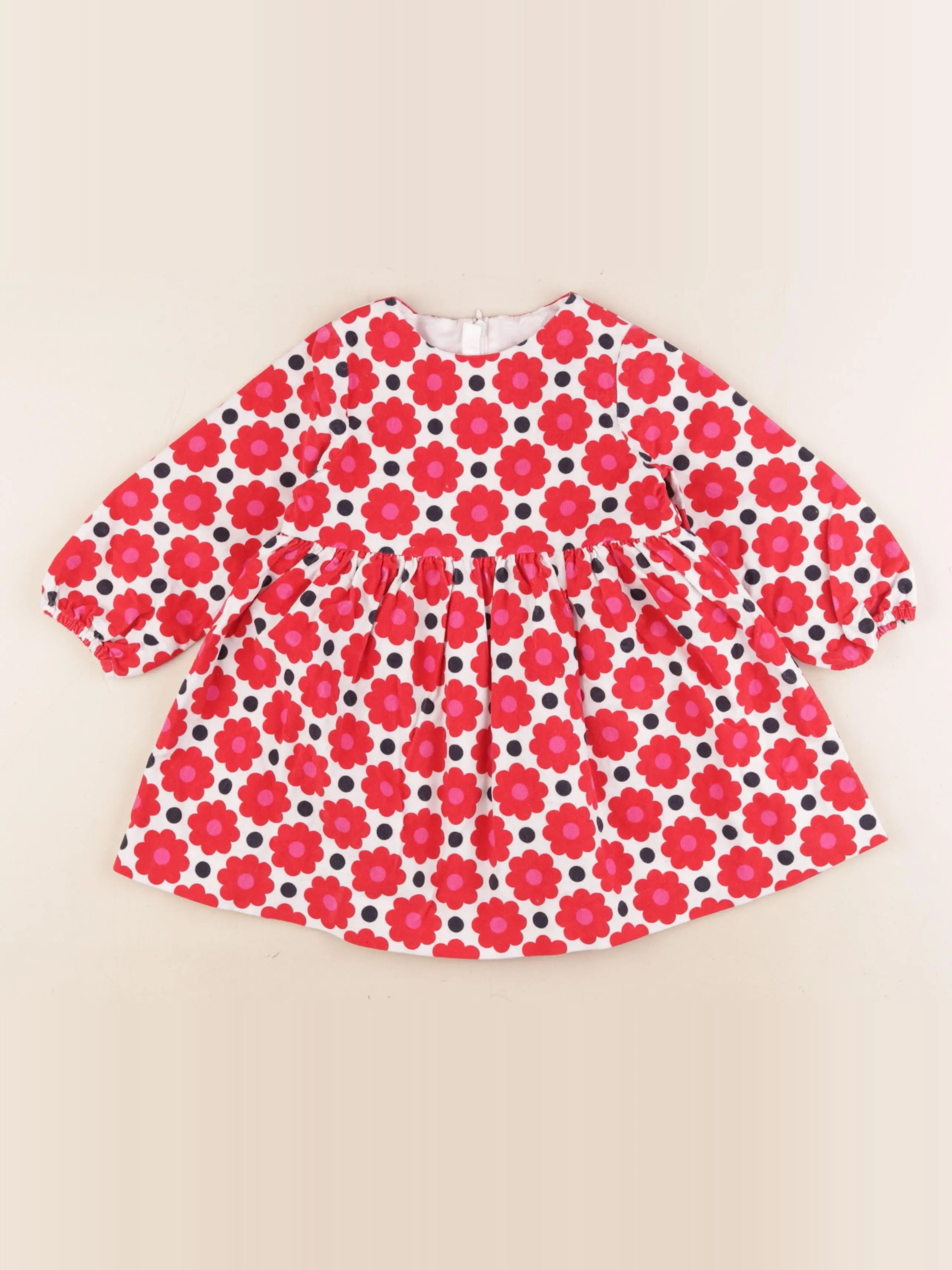 Jacadi - robe rouge - 24 mois