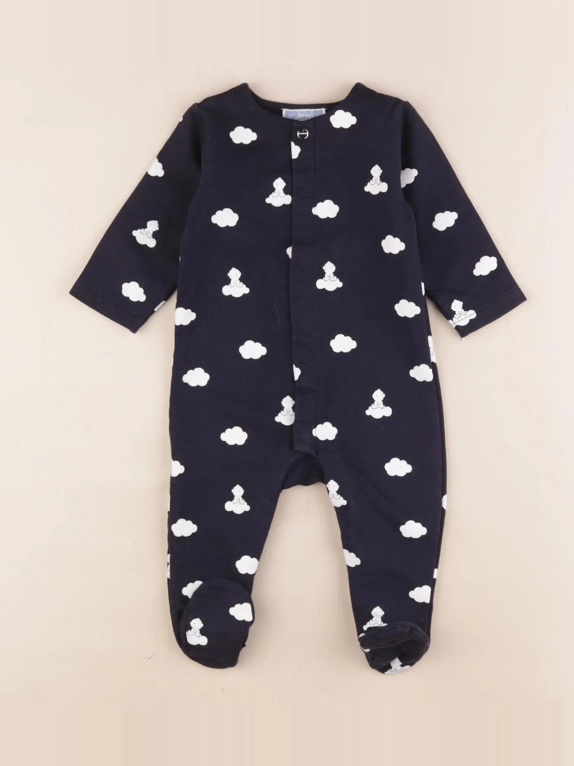 Jacadi - pyjama coton bleu - 6 mois