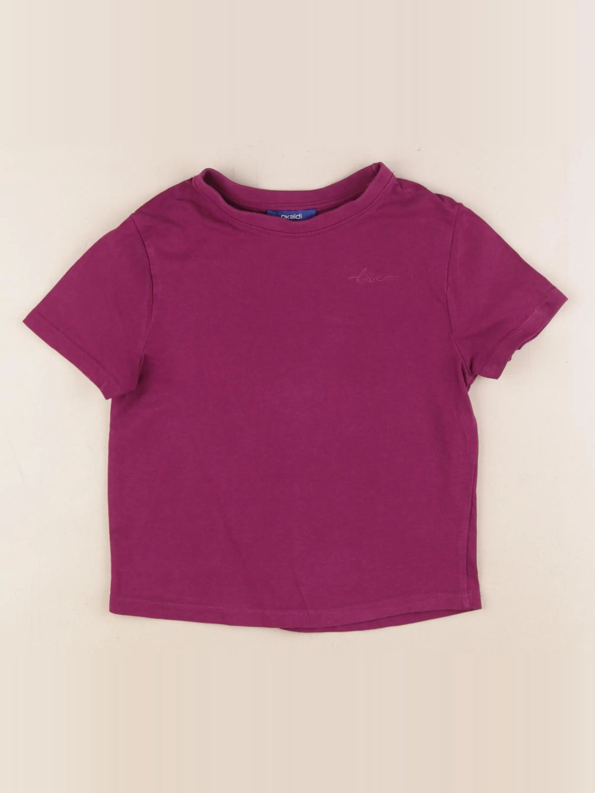Okaidi - tee-shirt violet - 5 ans