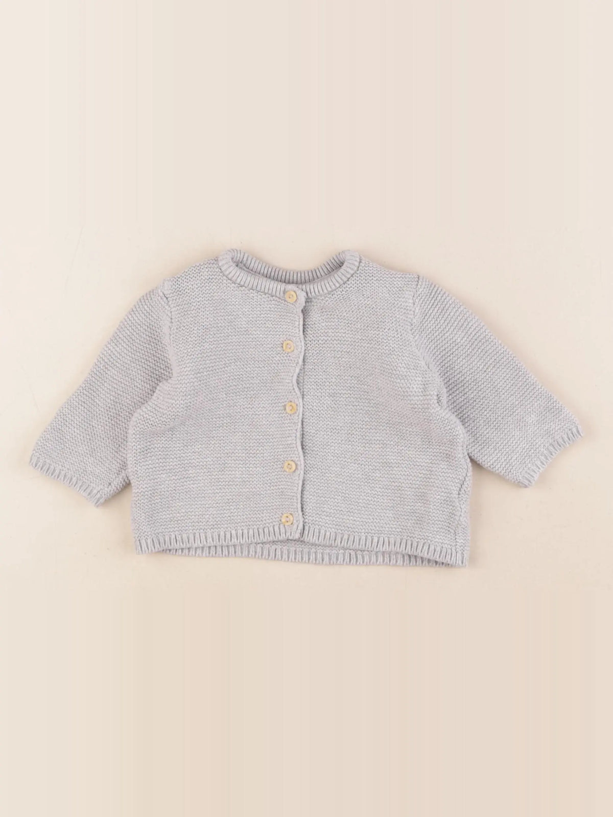 IKKS - gilet gris - 1/2 mois