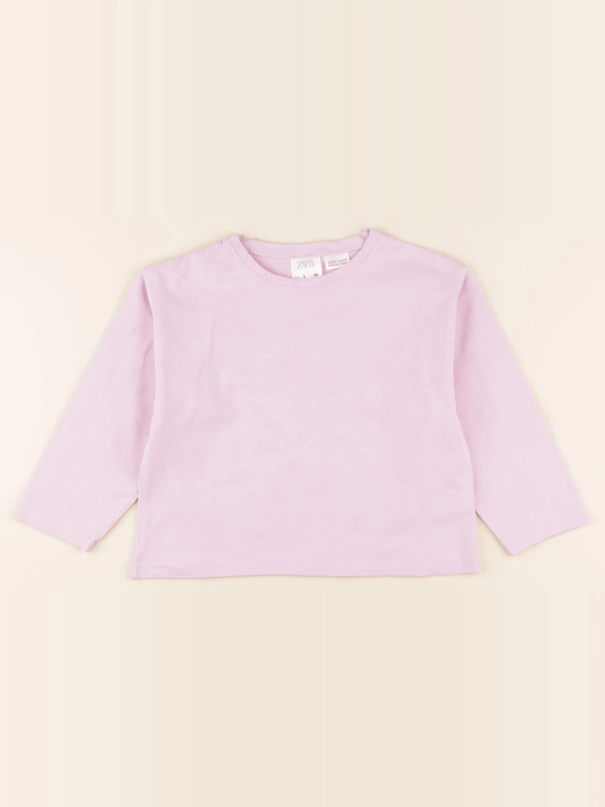 Zara - tee-shirt rose - 3 ans