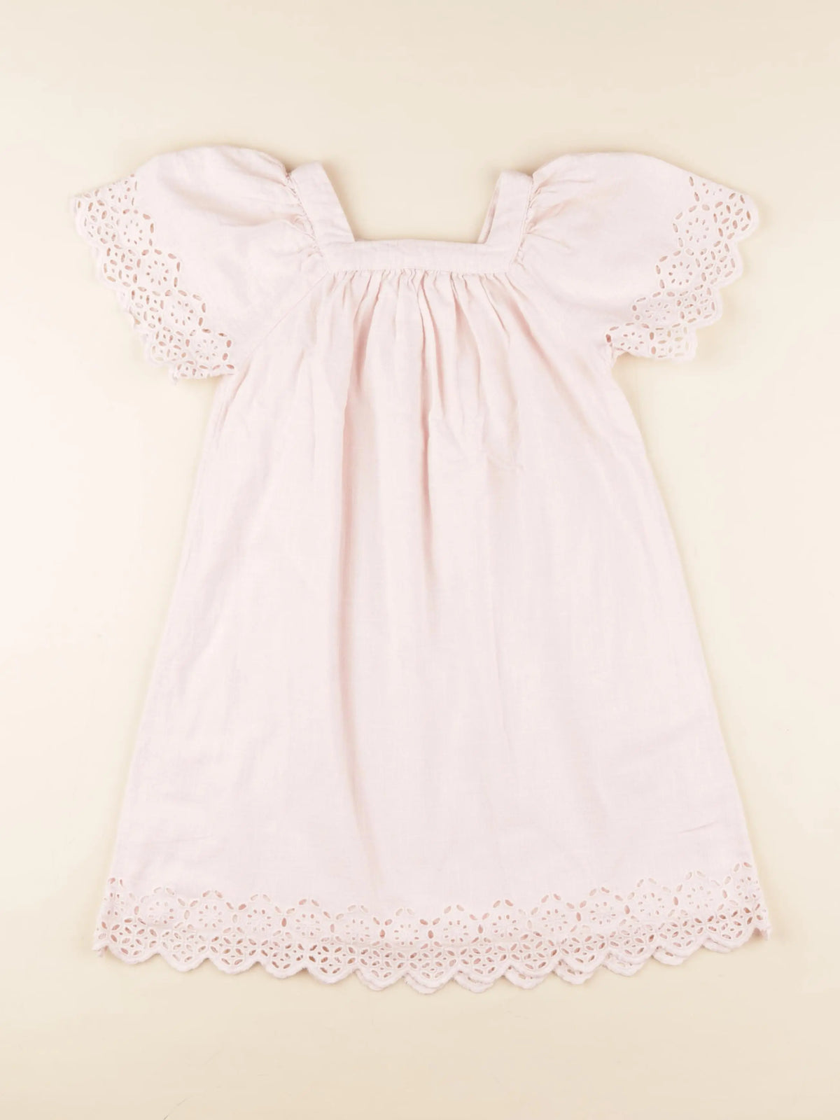 Vertbaudet - robe rose - 7 ans