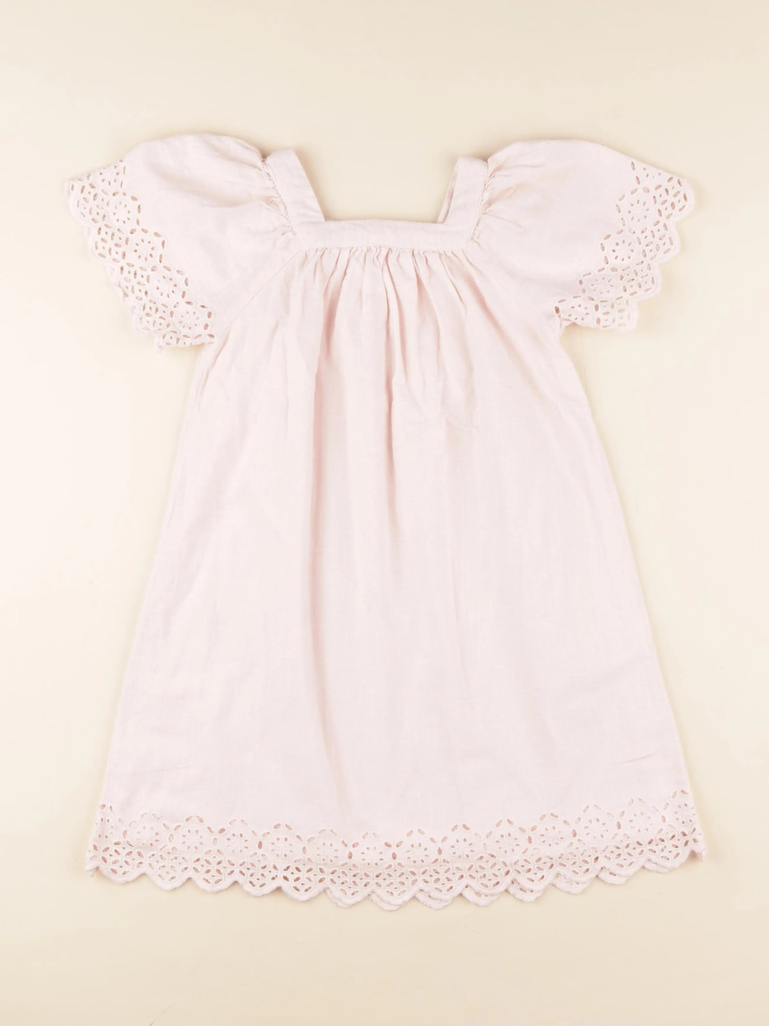 Vertbaudet - robe rose - 7 ans