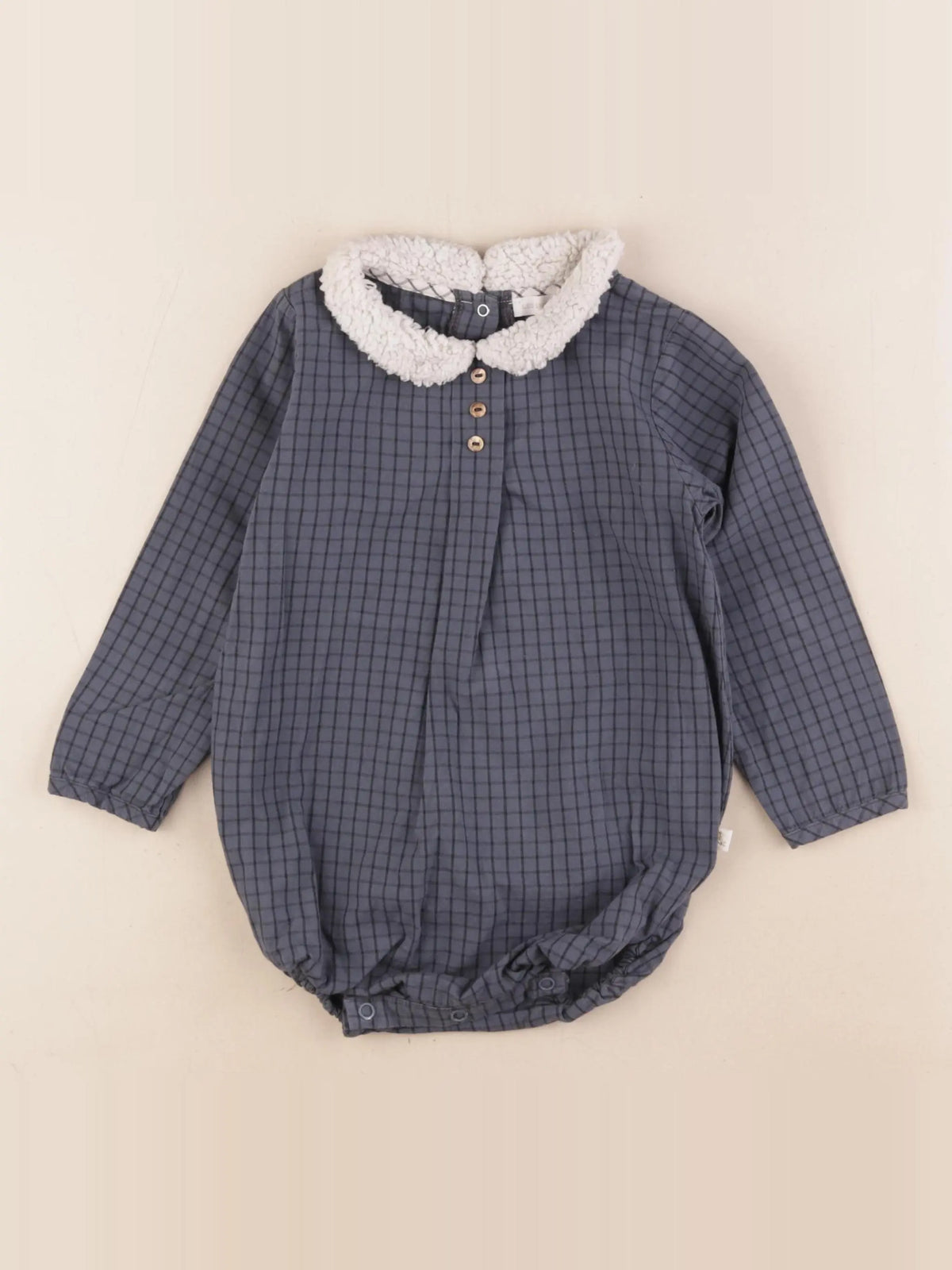 Les Enfantines - combinaison bleu - 2 ans