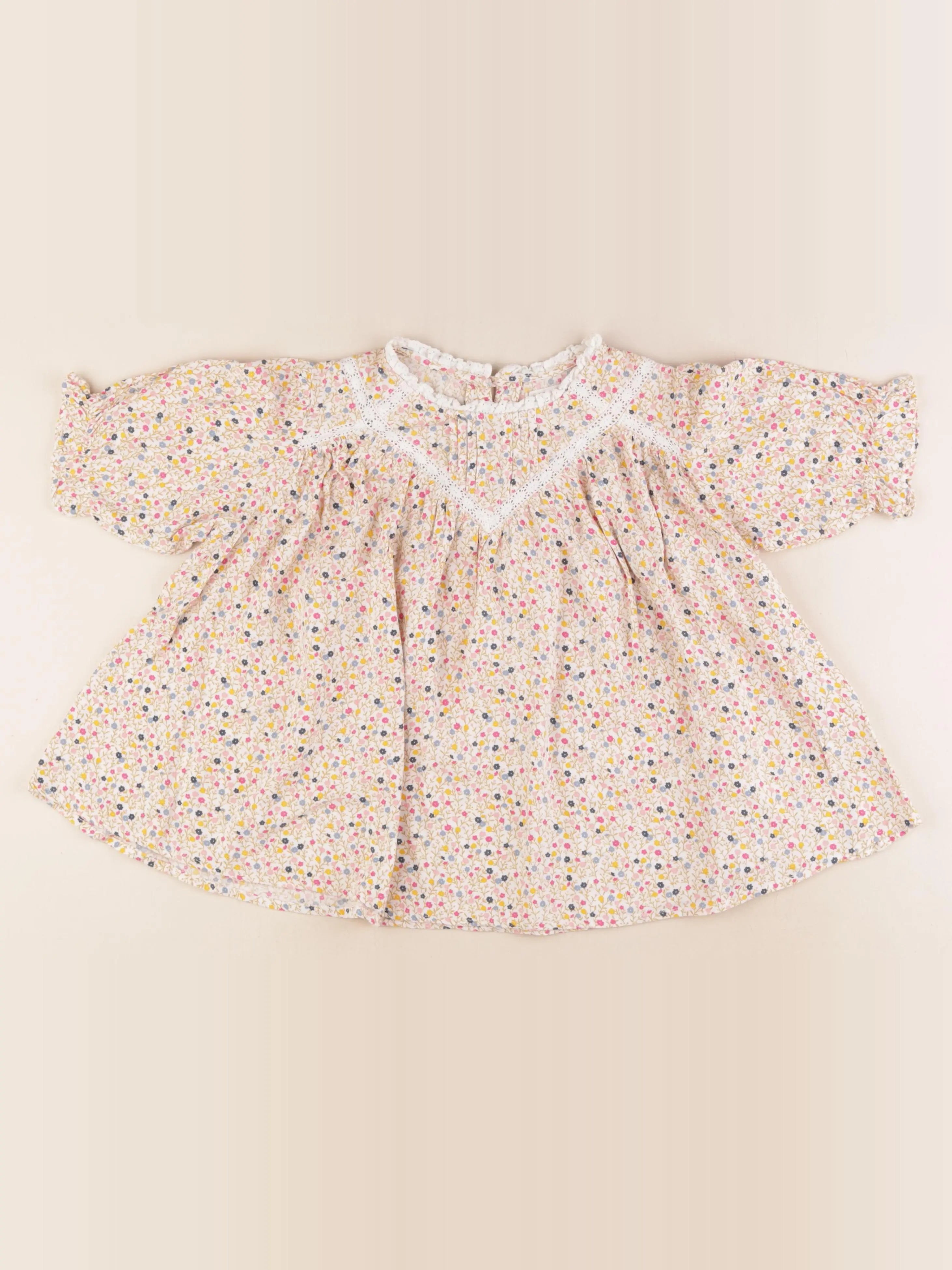 Monoprix - blouse multicolore - 8 ans