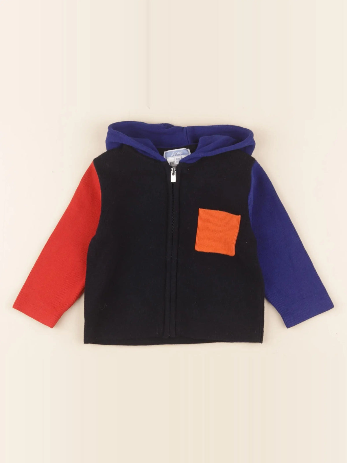 Jacadi - gilet multicolore - 12 mois