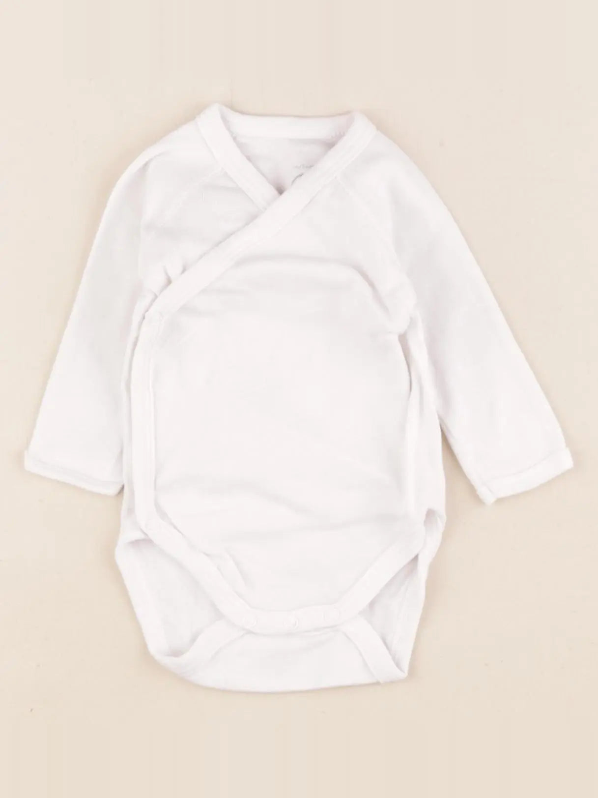 Petit Bateau - body blanc - 1 mois