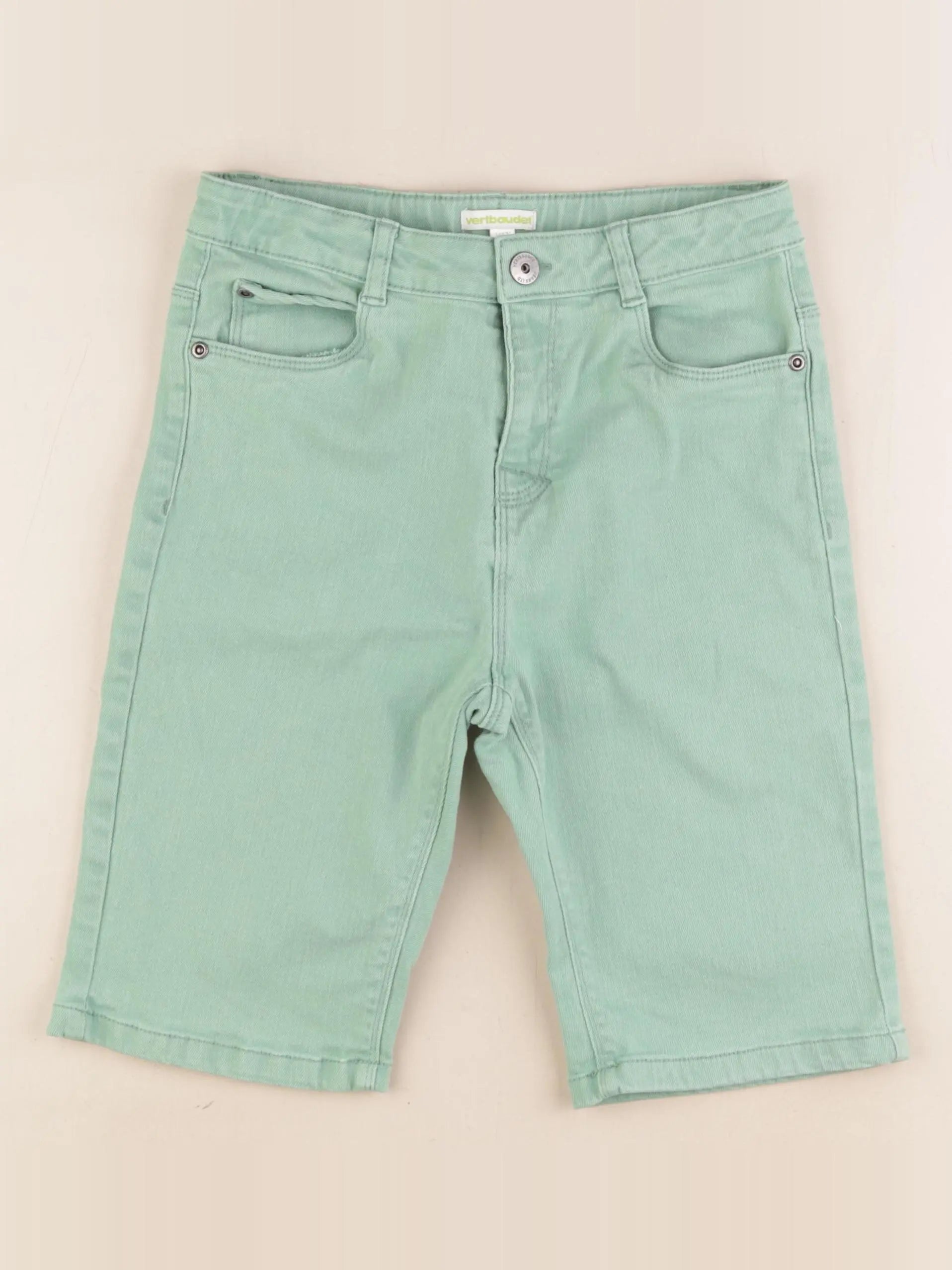 Vertbaudet - short vert - 10 ans