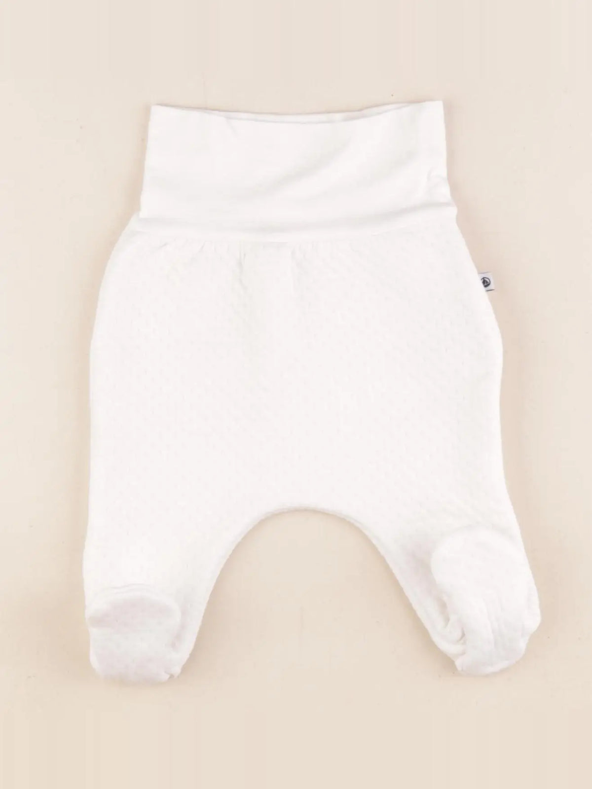 Petit Bateau - legging blanc - 1 mois