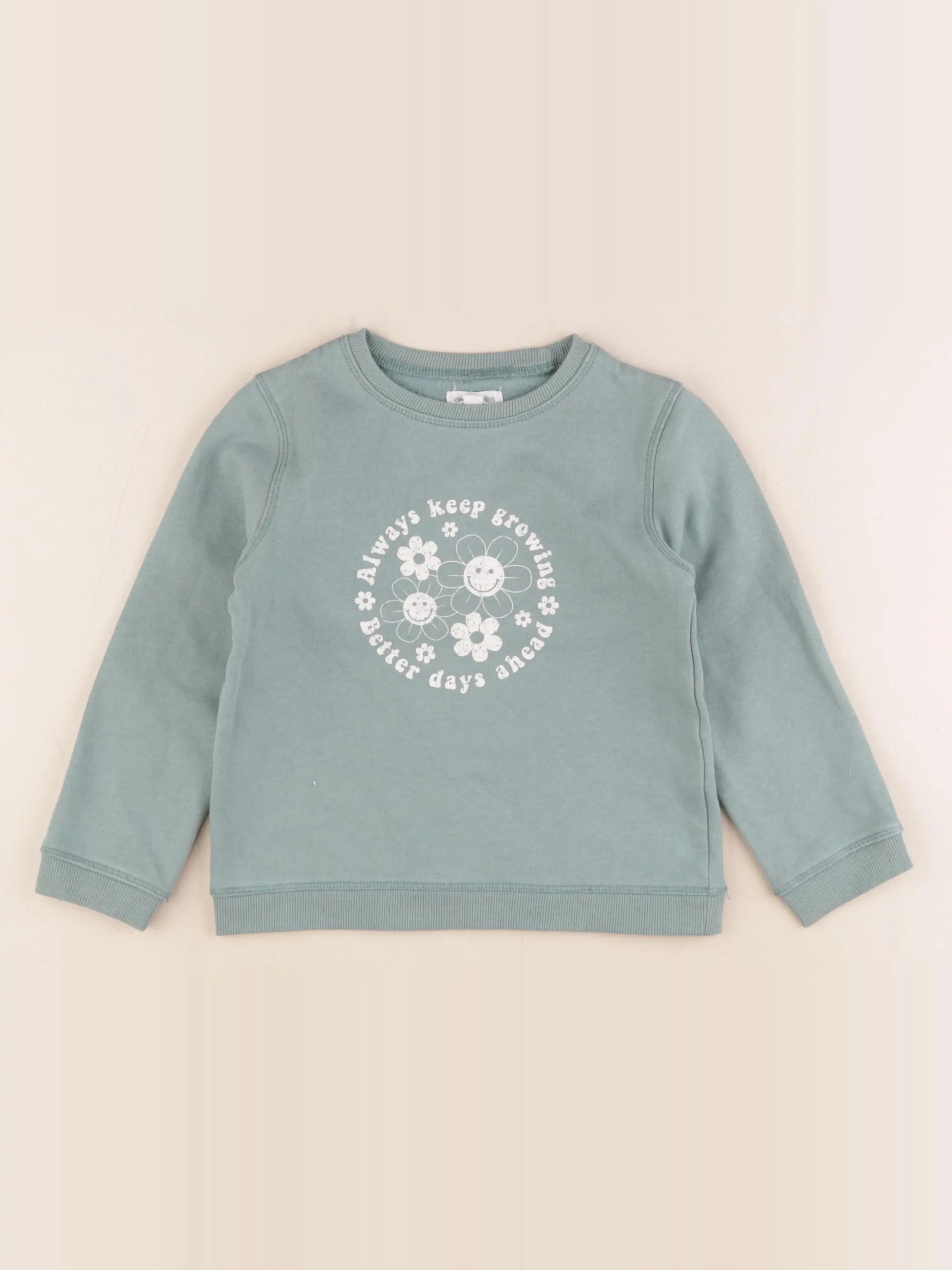 Vertbaudet - sweat bleu - 4 ans